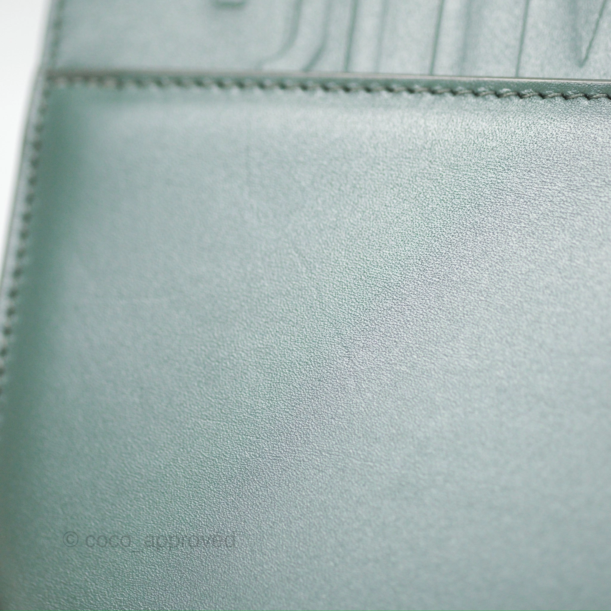 Dior 30 Montaigne Bag Teal Green Box Calfskin