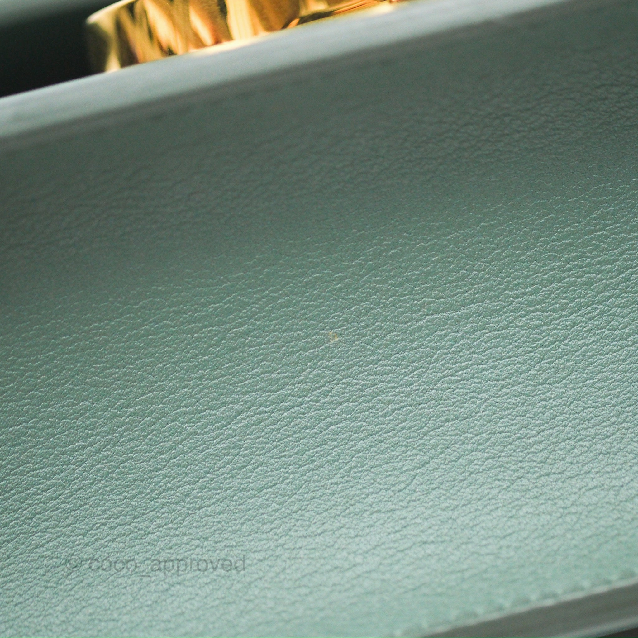 Dior 30 Montaigne Bag Teal Green Box Calfskin