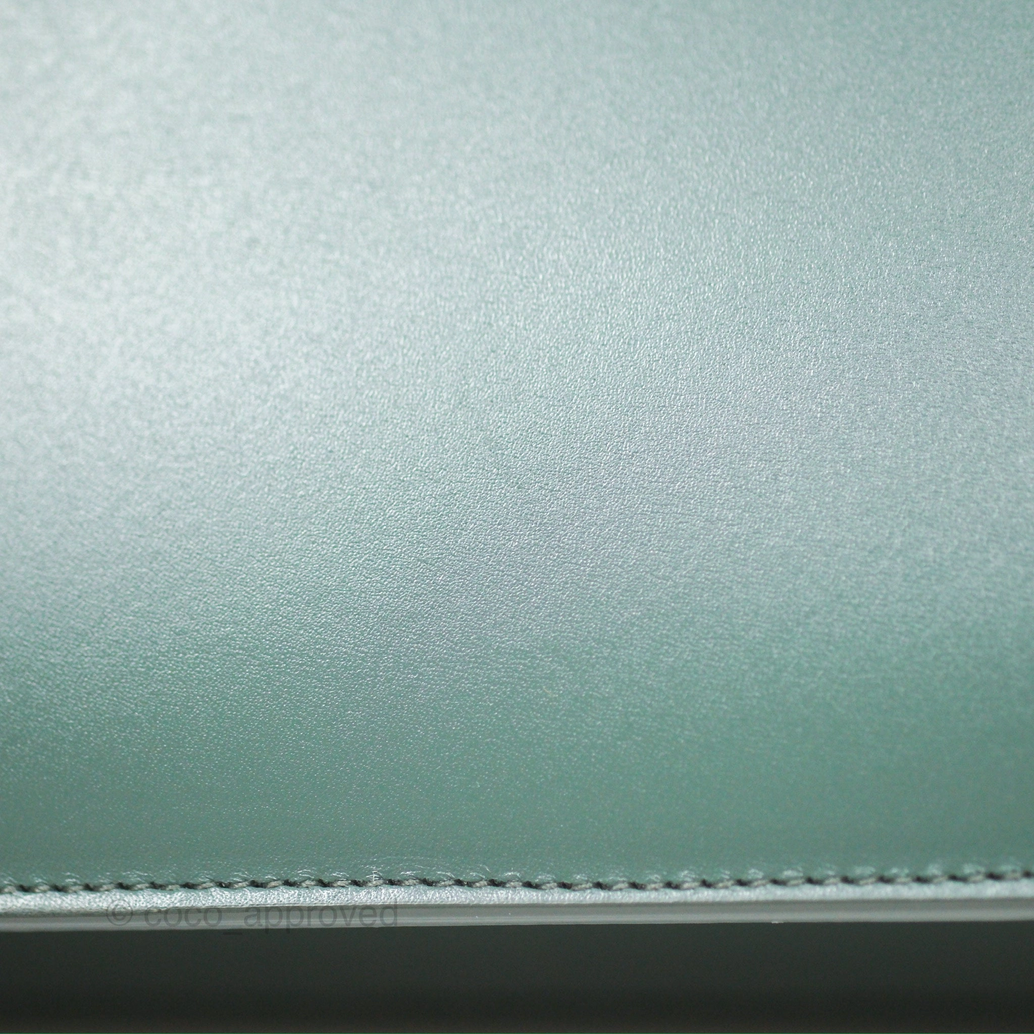 Dior 30 Montaigne Bag Teal Green Box Calfskin