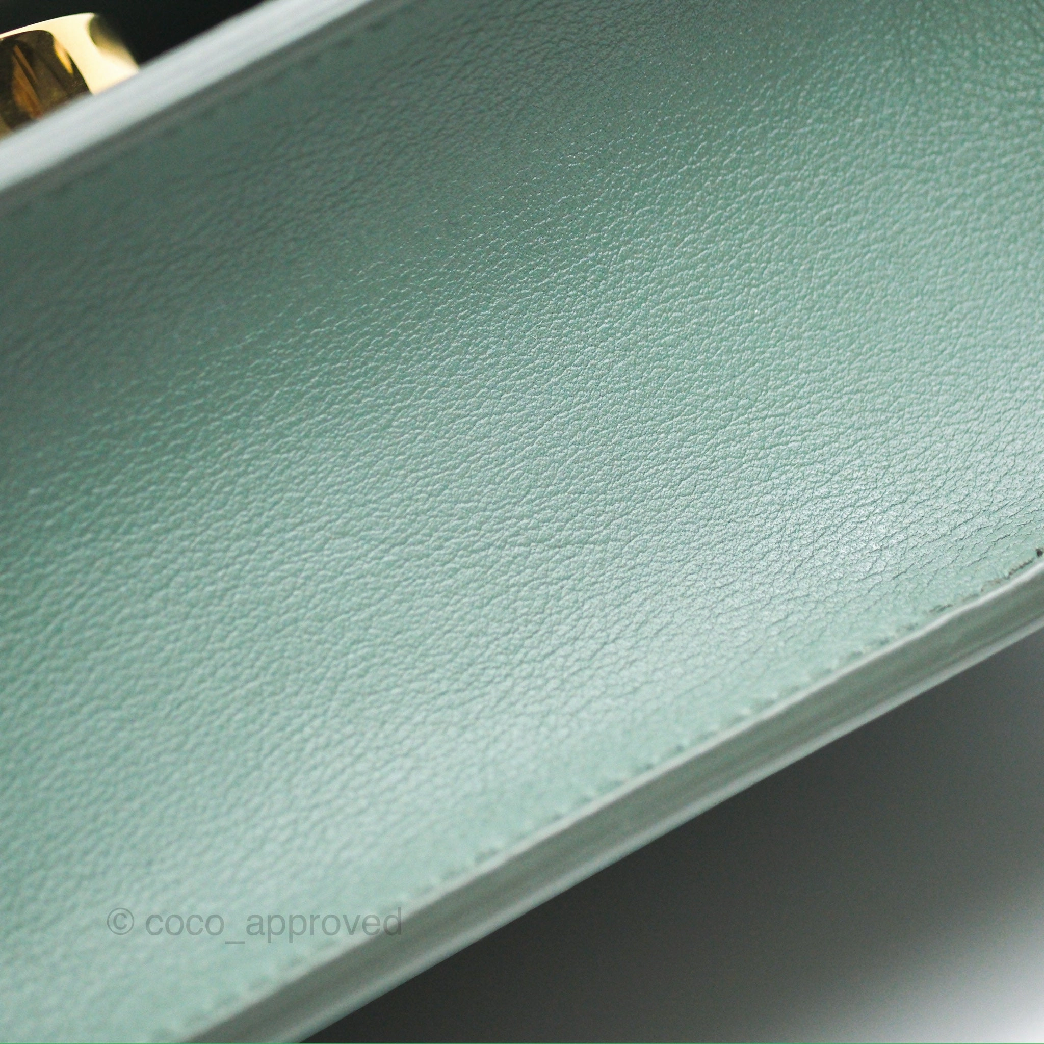 Dior 30 Montaigne Bag Teal Green Box Calfskin
