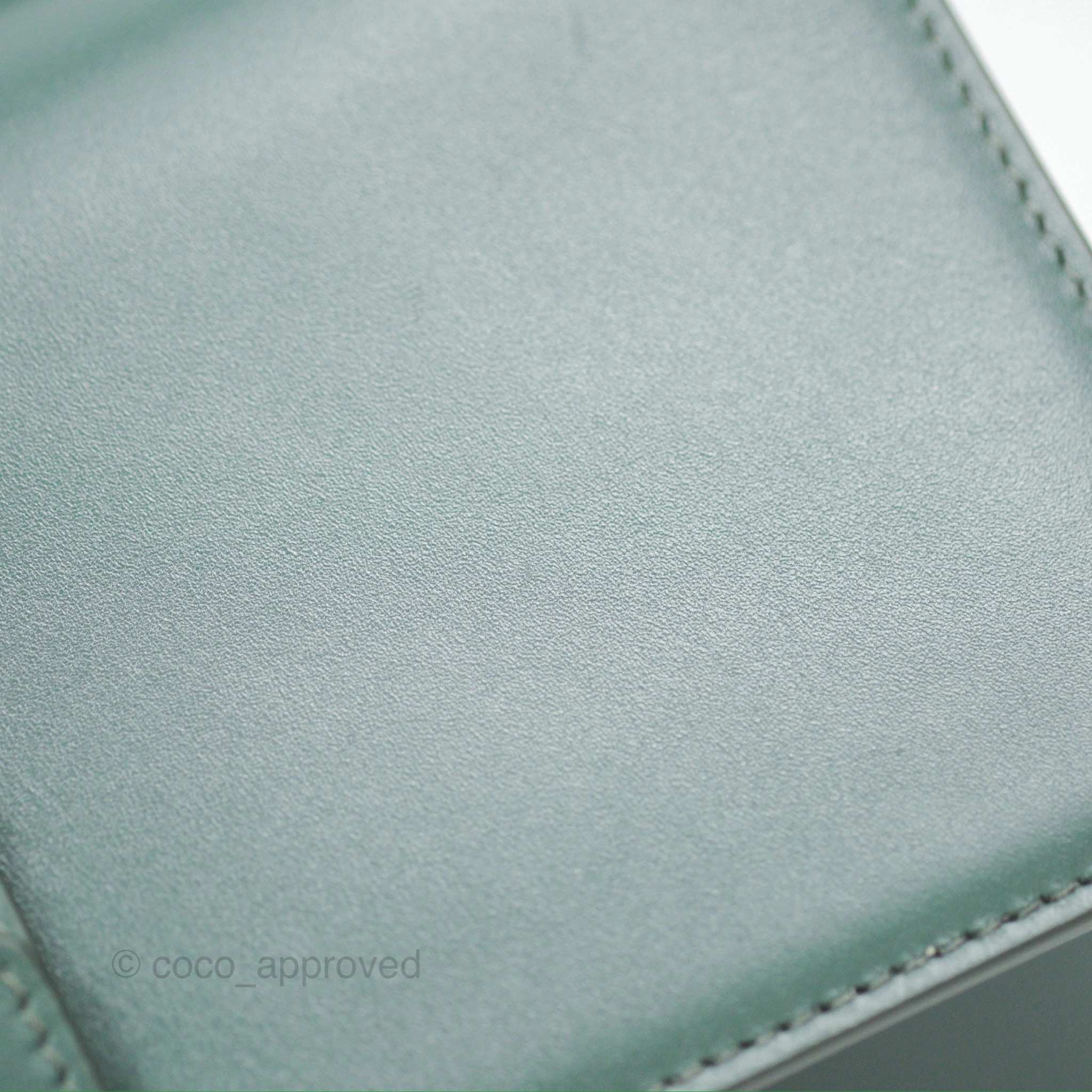 Dior 30 Montaigne Bag Teal Green Box Calfskin