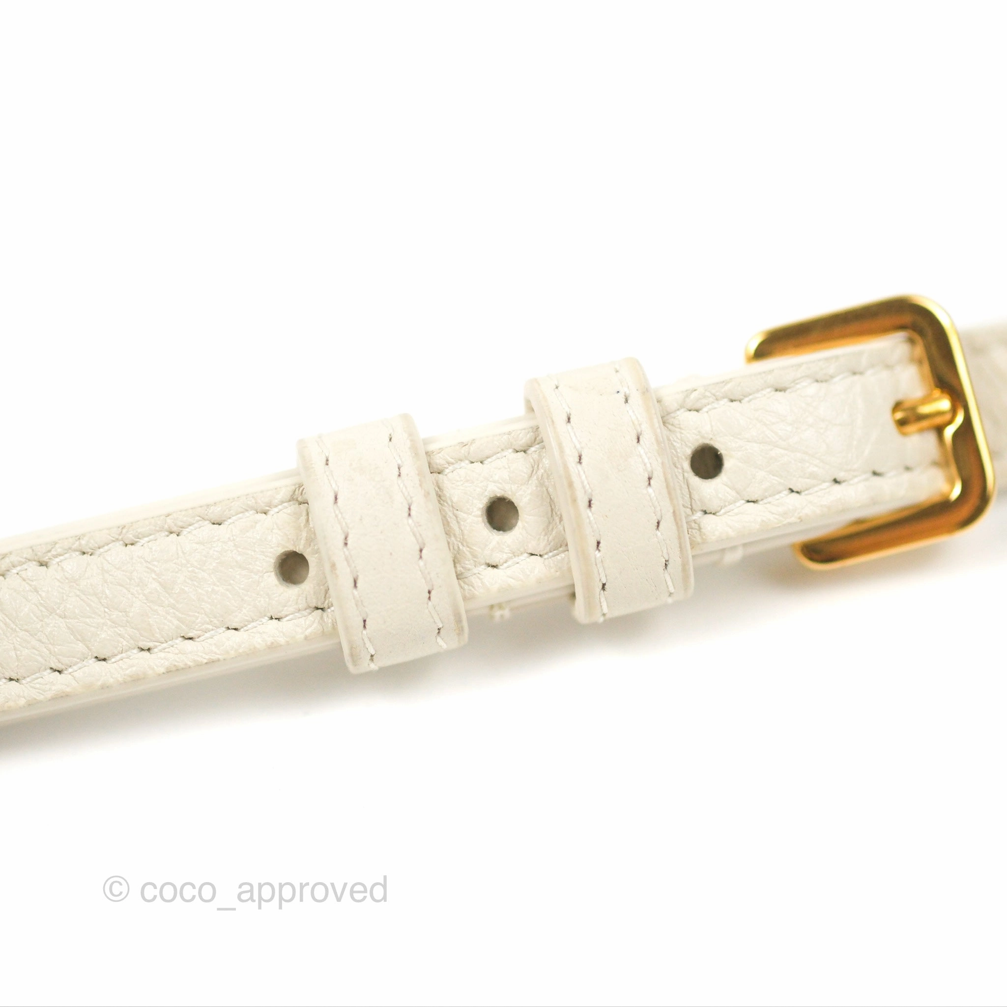 Dior Caro Pouch with Chain Latte Supple Cannage Calfskin
