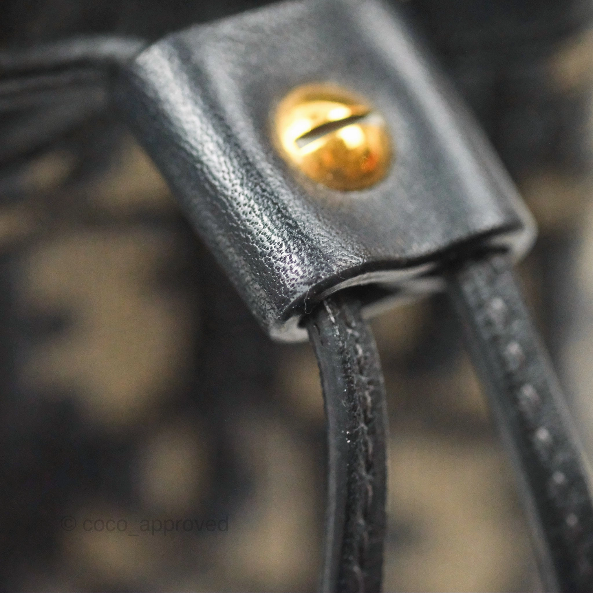 Dior Drawstring Chain Bucket Bag Navy Oblique Canvas