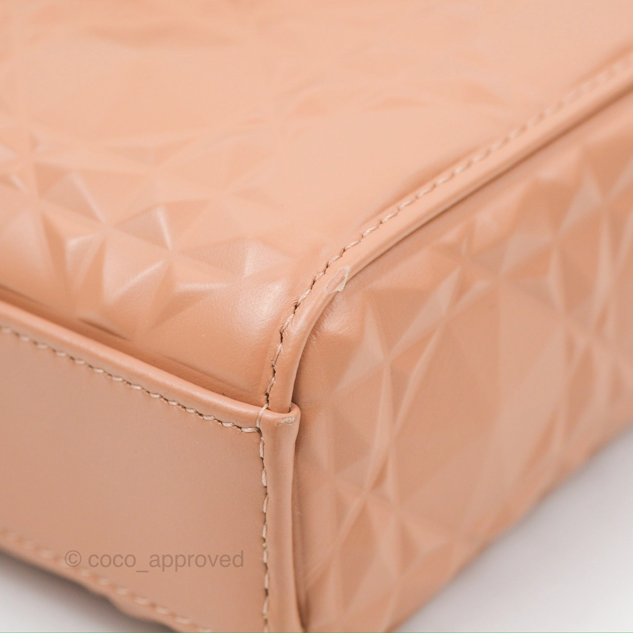 Dior Lady D-Joy Bag Rose Des Vents Cannage Calfskin with Diamond Motif