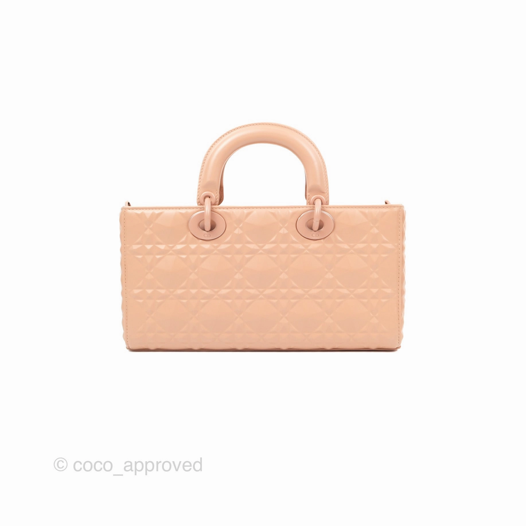 Dior Lady D-Joy Bag Rose Des Vents Cannage Calfskin with Diamond Motif