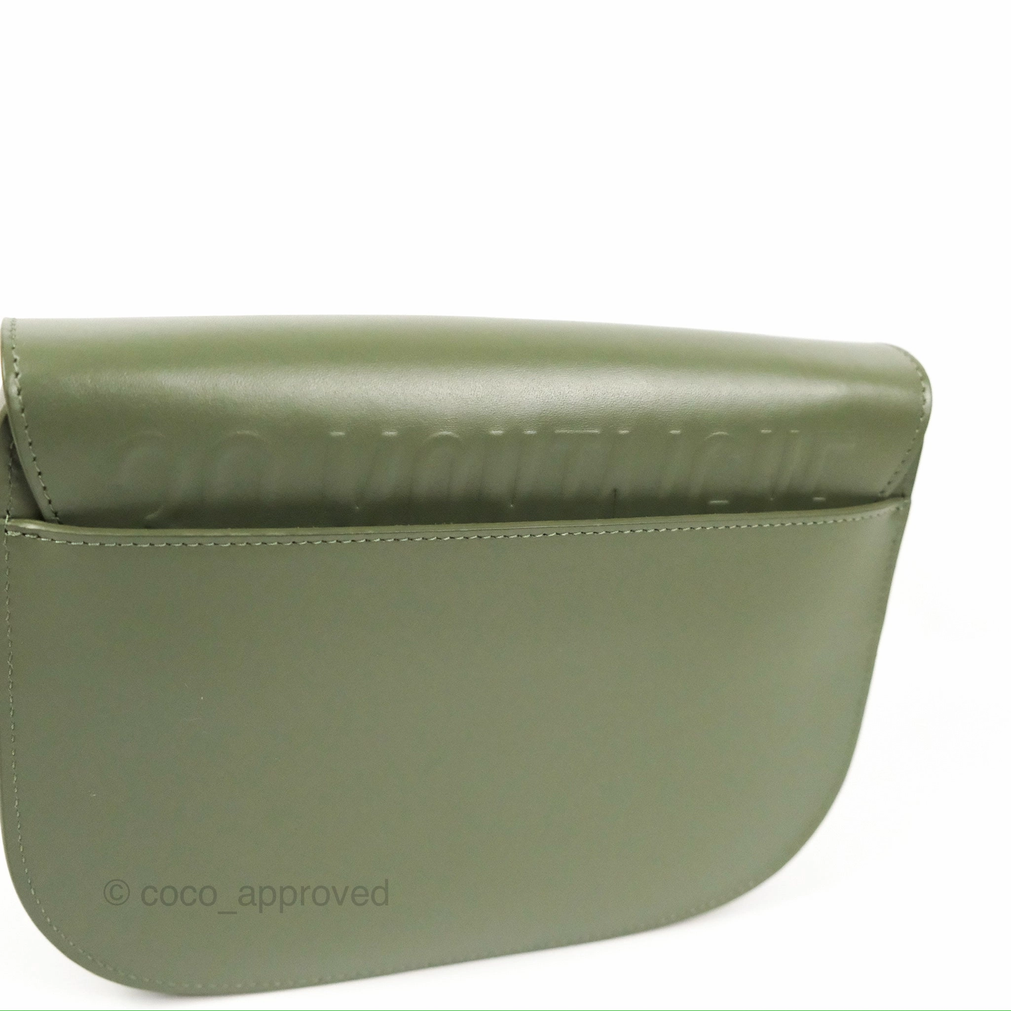 Dior Medium Bobby Bag Cedar Green Calfskin Gold Hardware