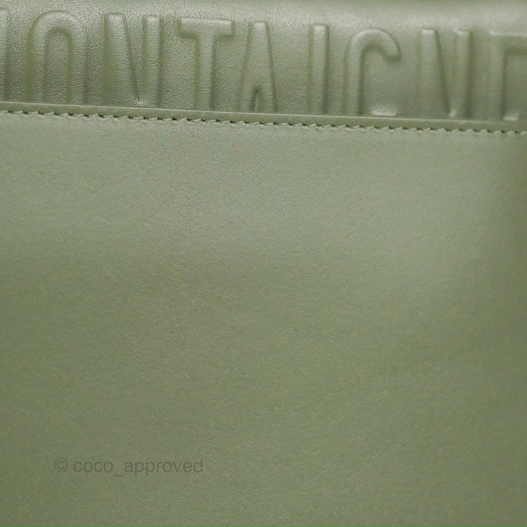 Dior Medium Bobby Bag Cedar Green Calfskin Gold Hardware