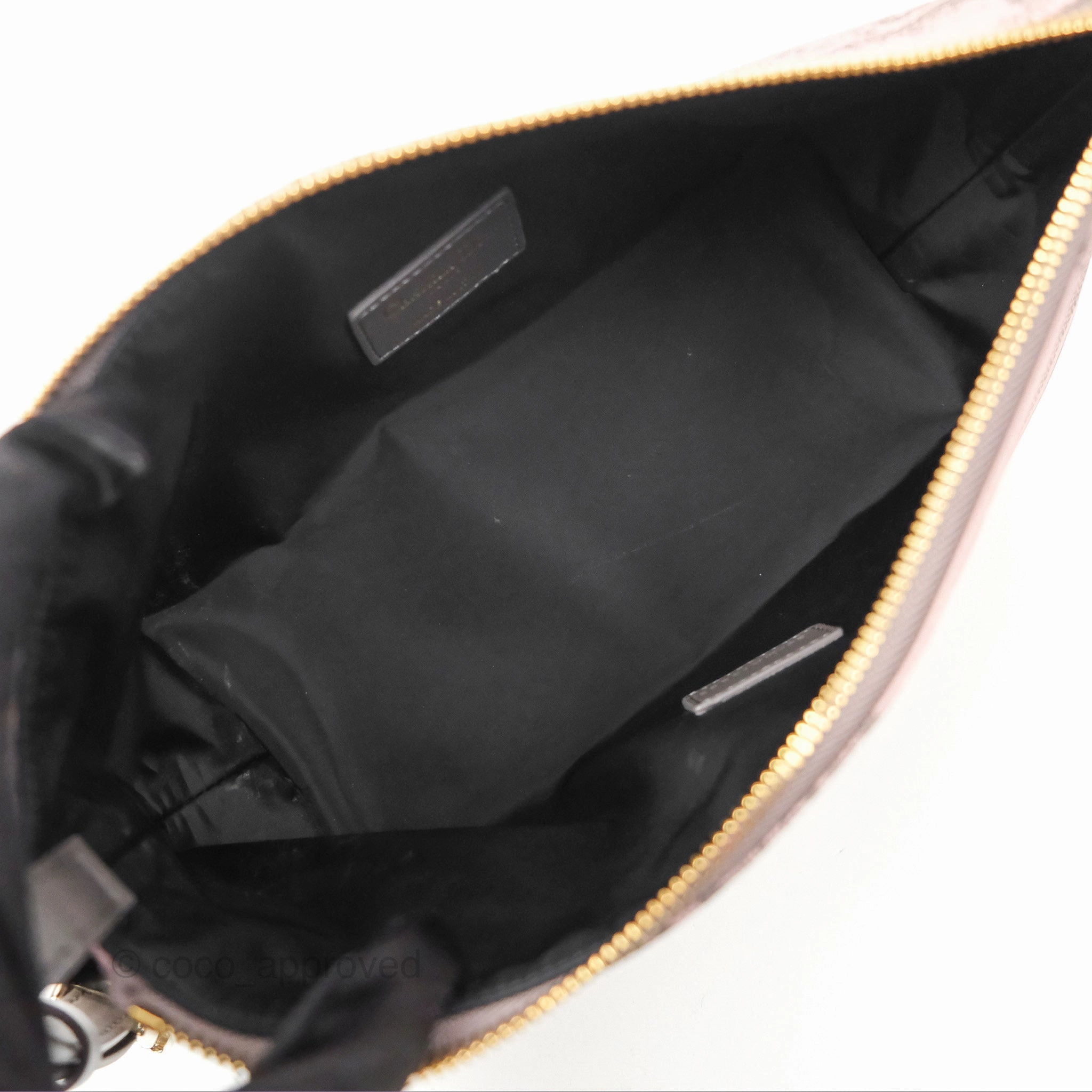 Dior Medium DiorTravel Nomad Pouch Pink Grey Toile de Jouy Reverse Technical Fabric