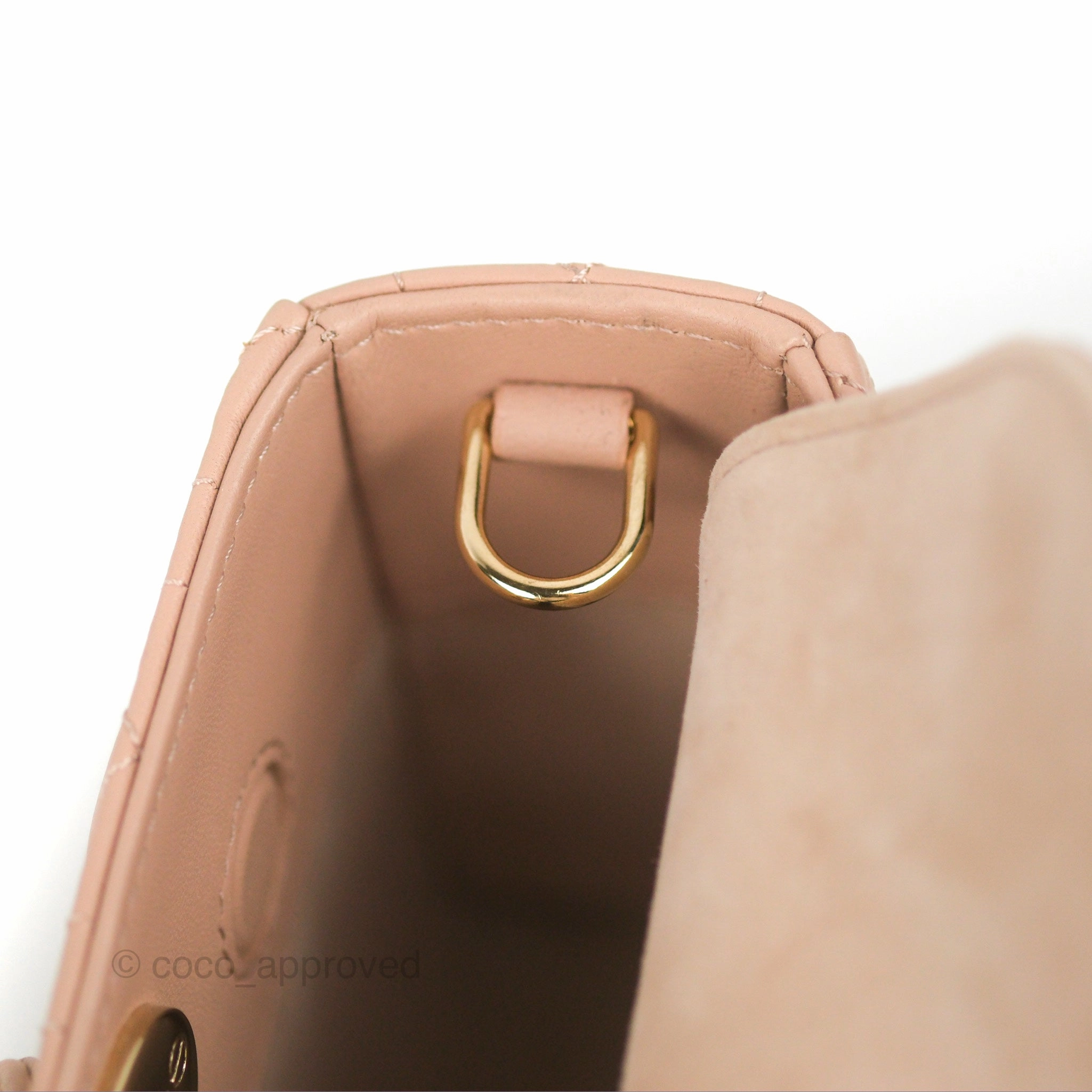 Dior Medium Lady D-Joy Bag Nude Pink Lambskin Cannage