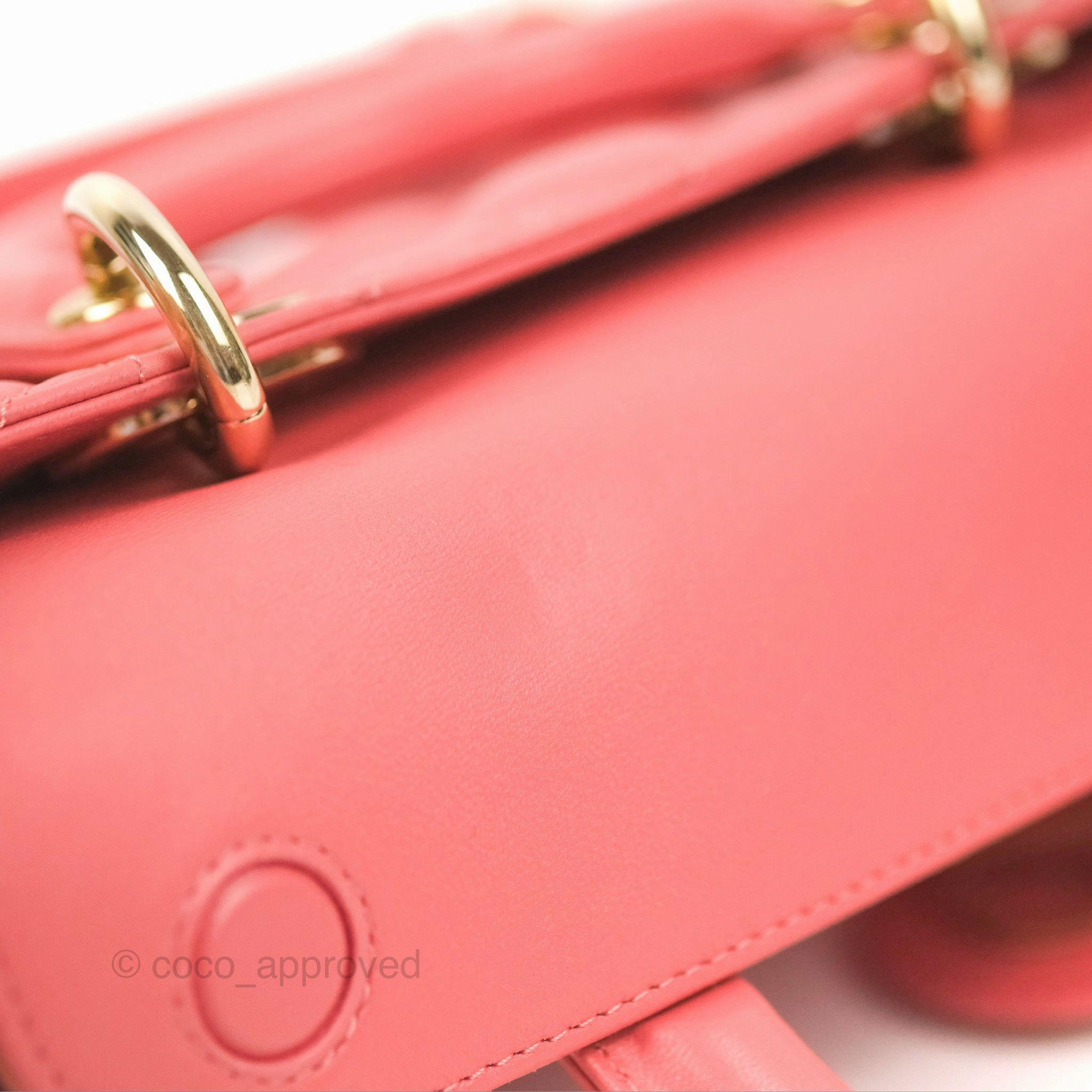 Dior Medium Lady D-Joy Bag Pink Lambskin Cannage