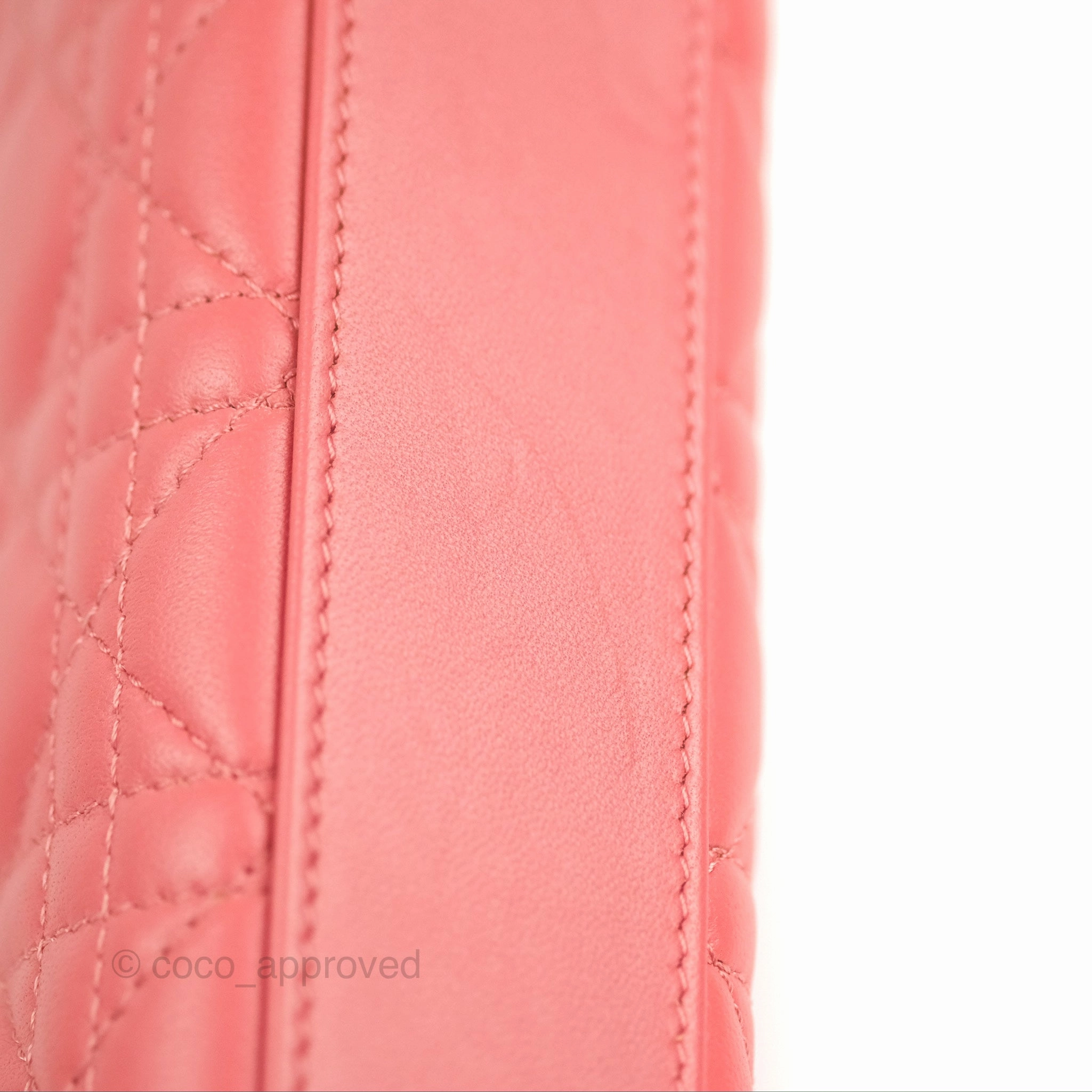 Dior Medium Lady D-Joy Bag Pink Lambskin Cannage