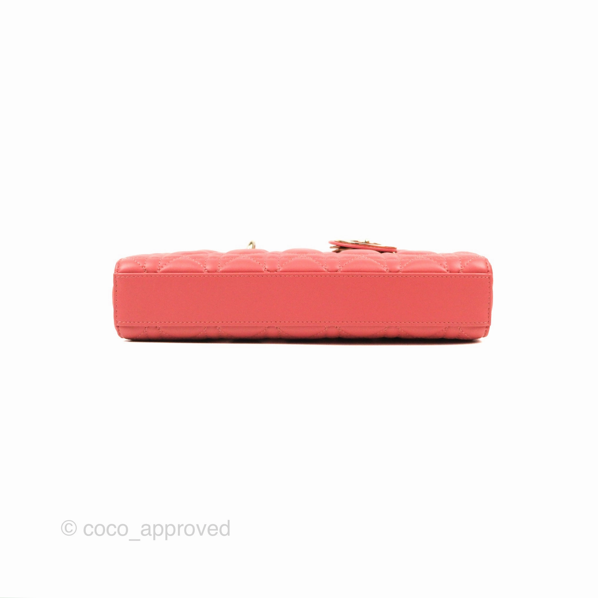 Dior Medium Lady D-Joy Bag Pink Lambskin Cannage