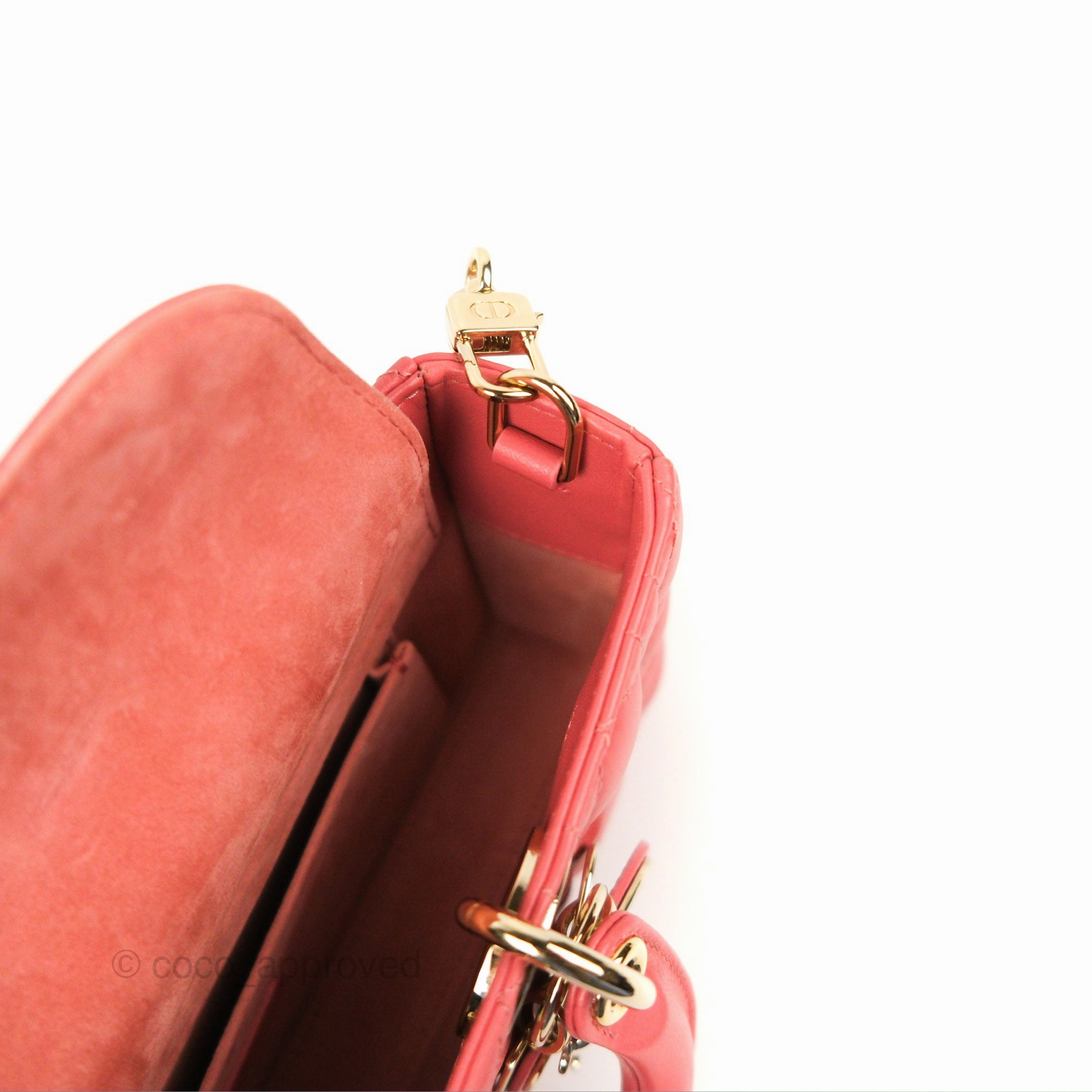 Dior Medium Lady D-Joy Bag Pink Lambskin Cannage