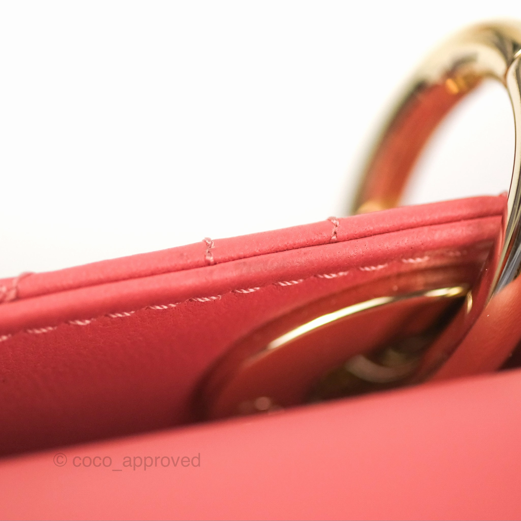 Dior Medium Lady D-Joy Bag Pink Lambskin Cannage