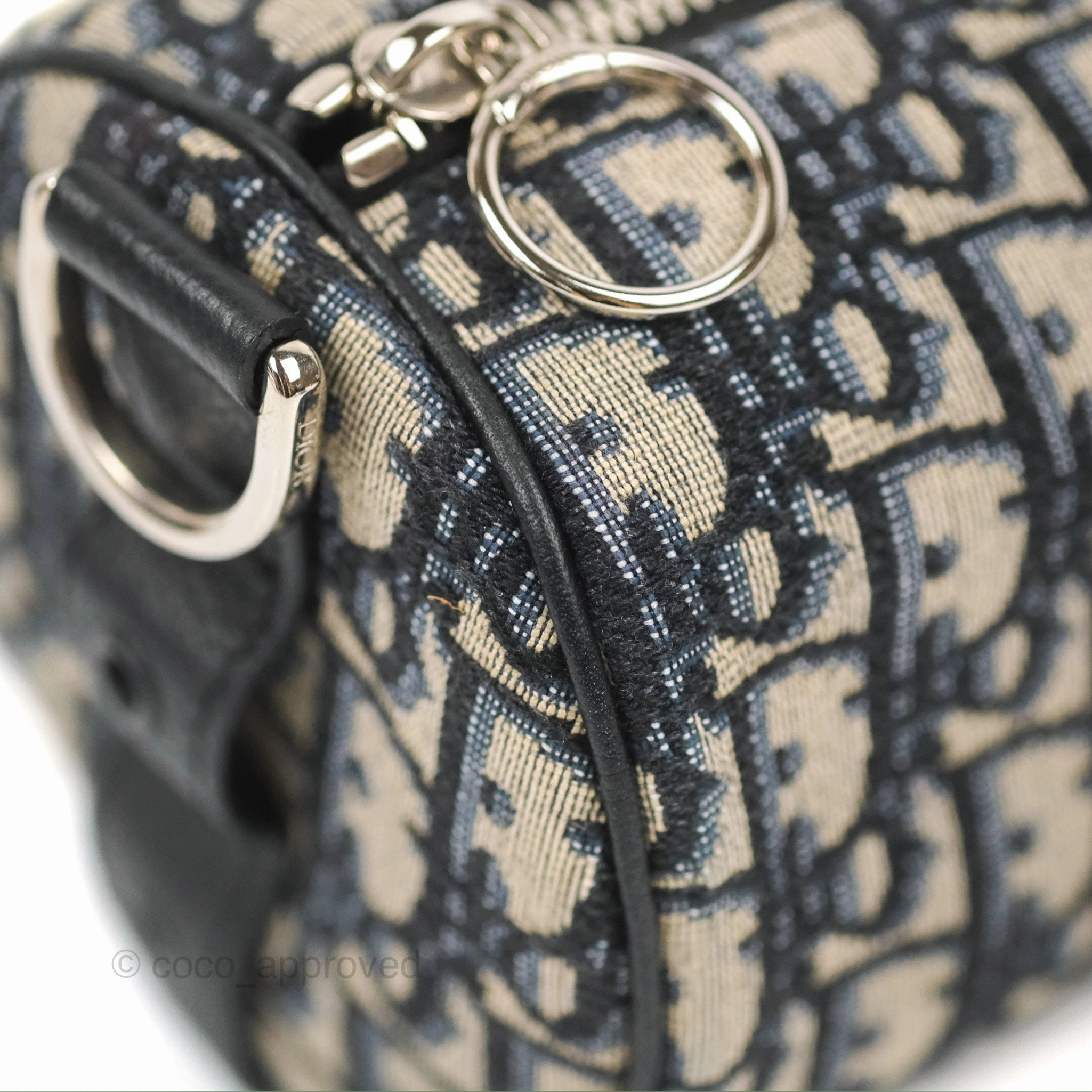 Dior Men's Mini Roller Messenger Bag Oblique Jacquard