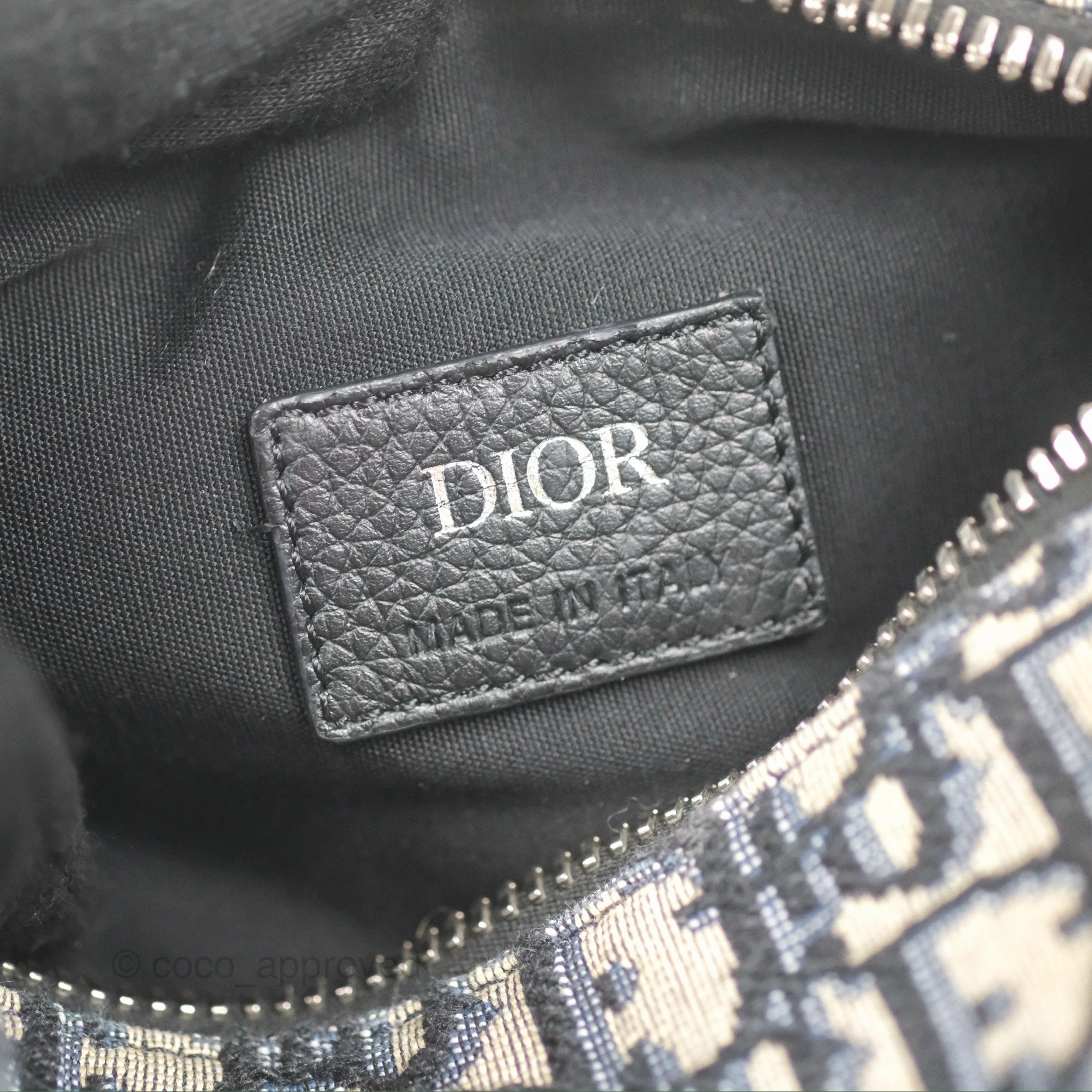 Dior Men's Mini Roller Messenger Bag Oblique Jacquard