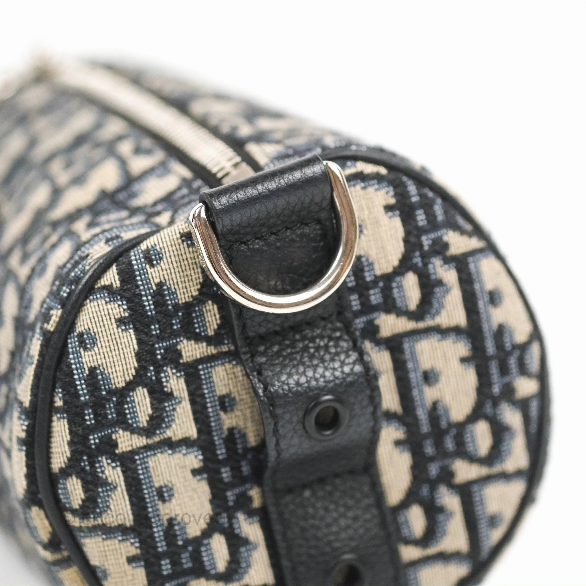 Dior Men's Mini Roller Messenger Bag Oblique Jacquard