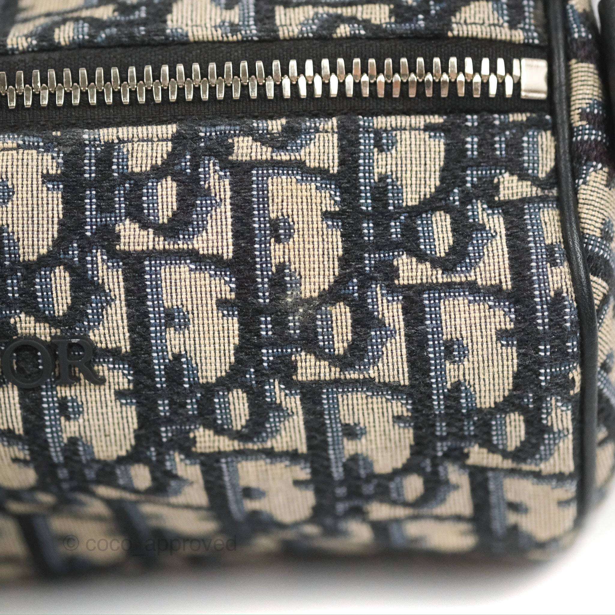 Dior Men's Mini Roller Messenger Bag Oblique Jacquard