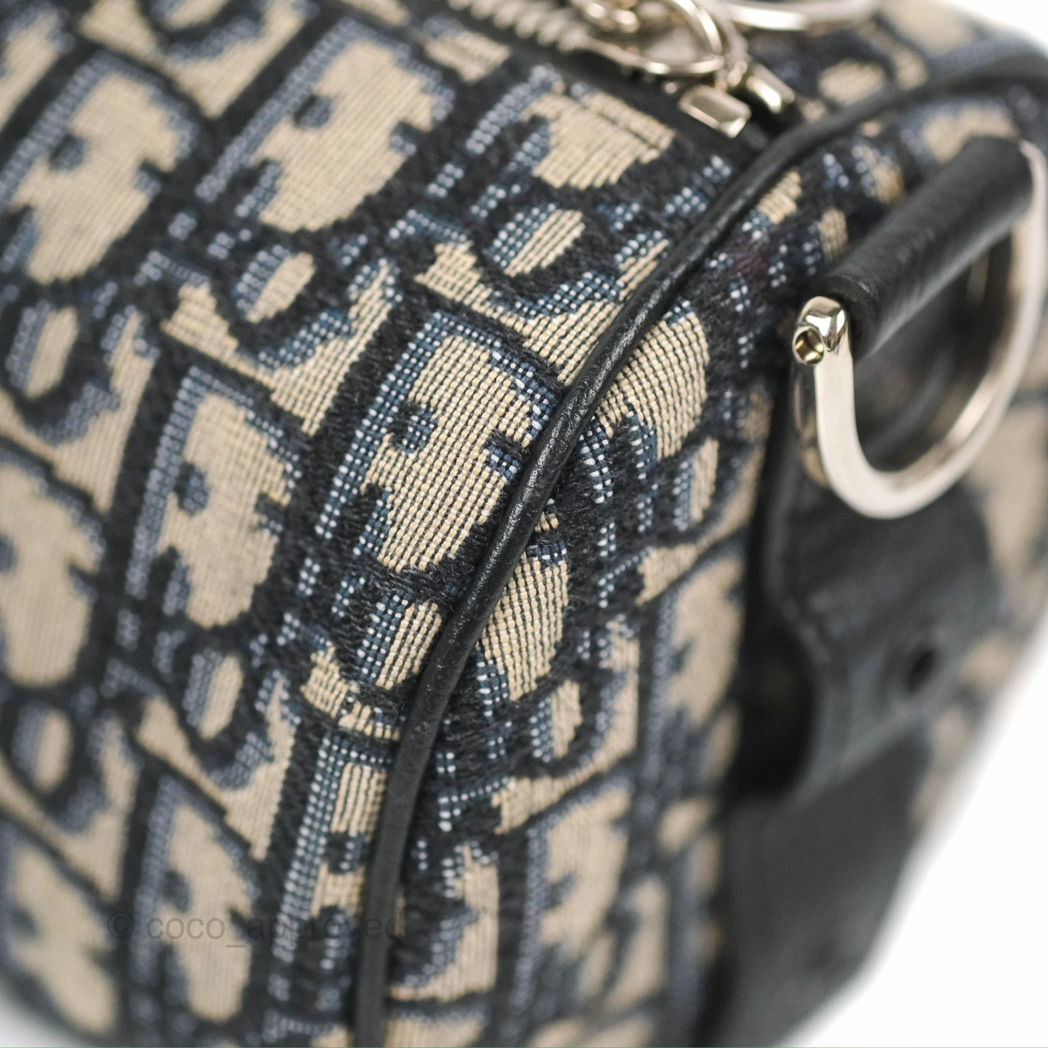 Dior Men's Mini Roller Messenger Bag Oblique Jacquard
