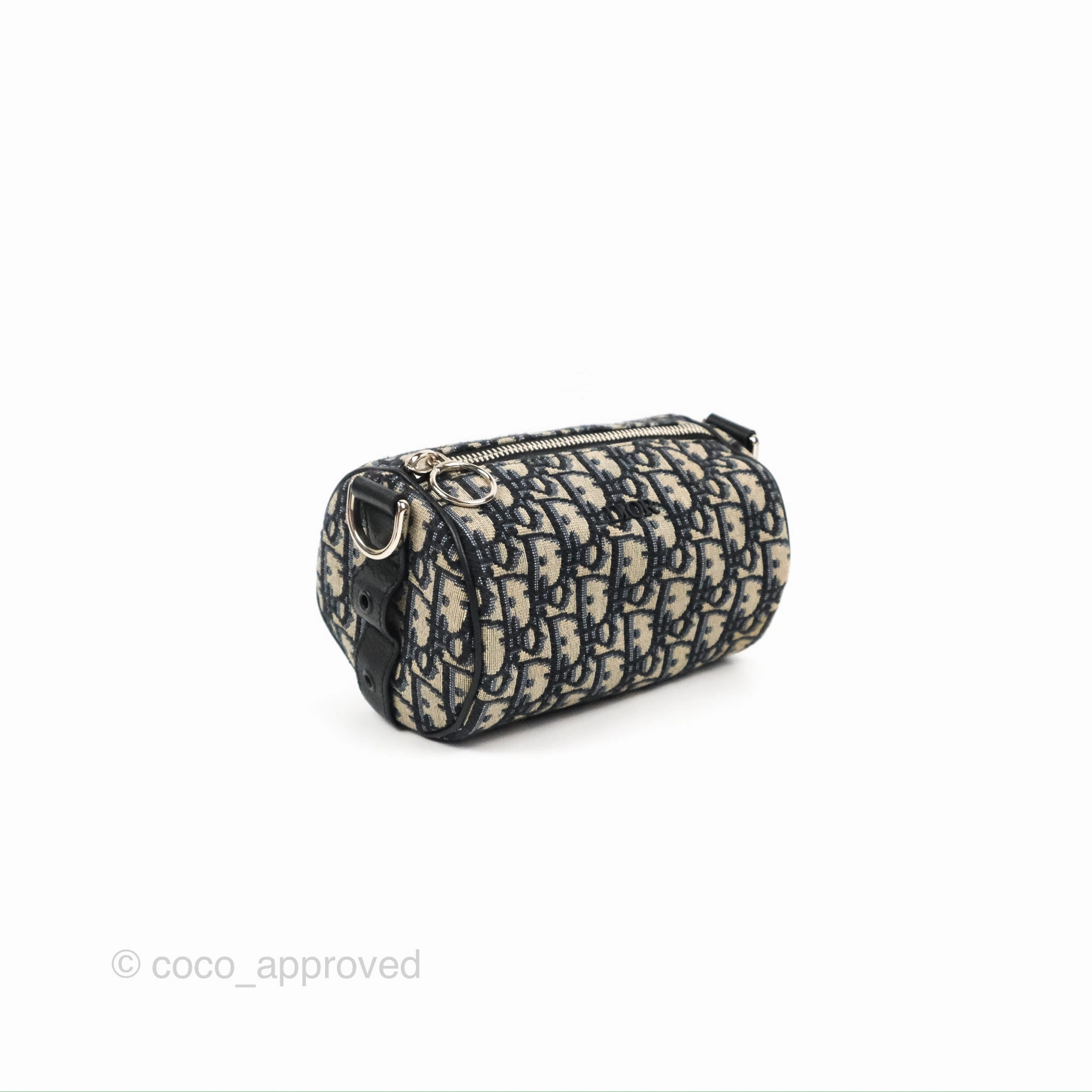 Dior Men's Mini Roller Messenger Bag Oblique Jacquard