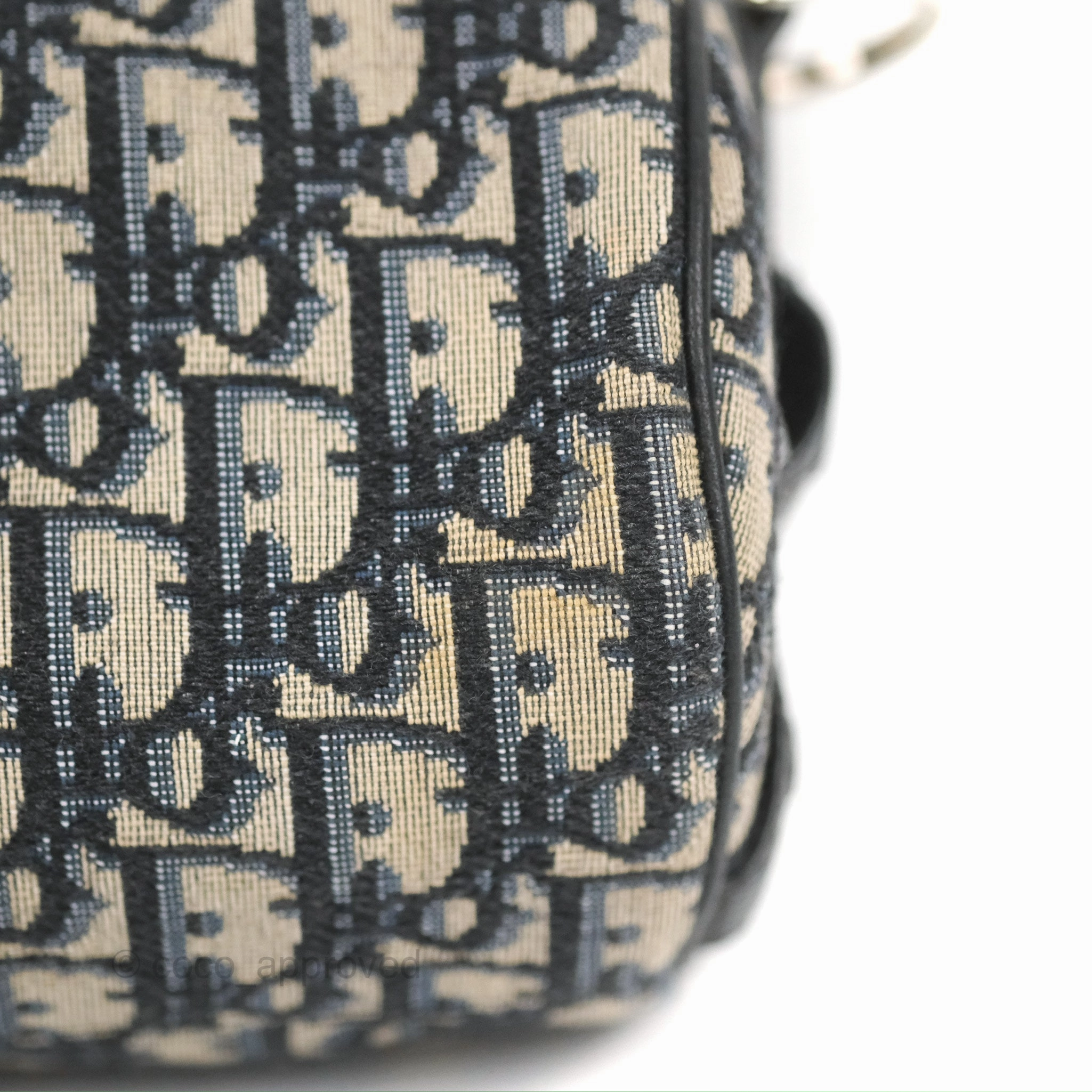 Dior Men's Mini Roller Messenger Bag Oblique Jacquard