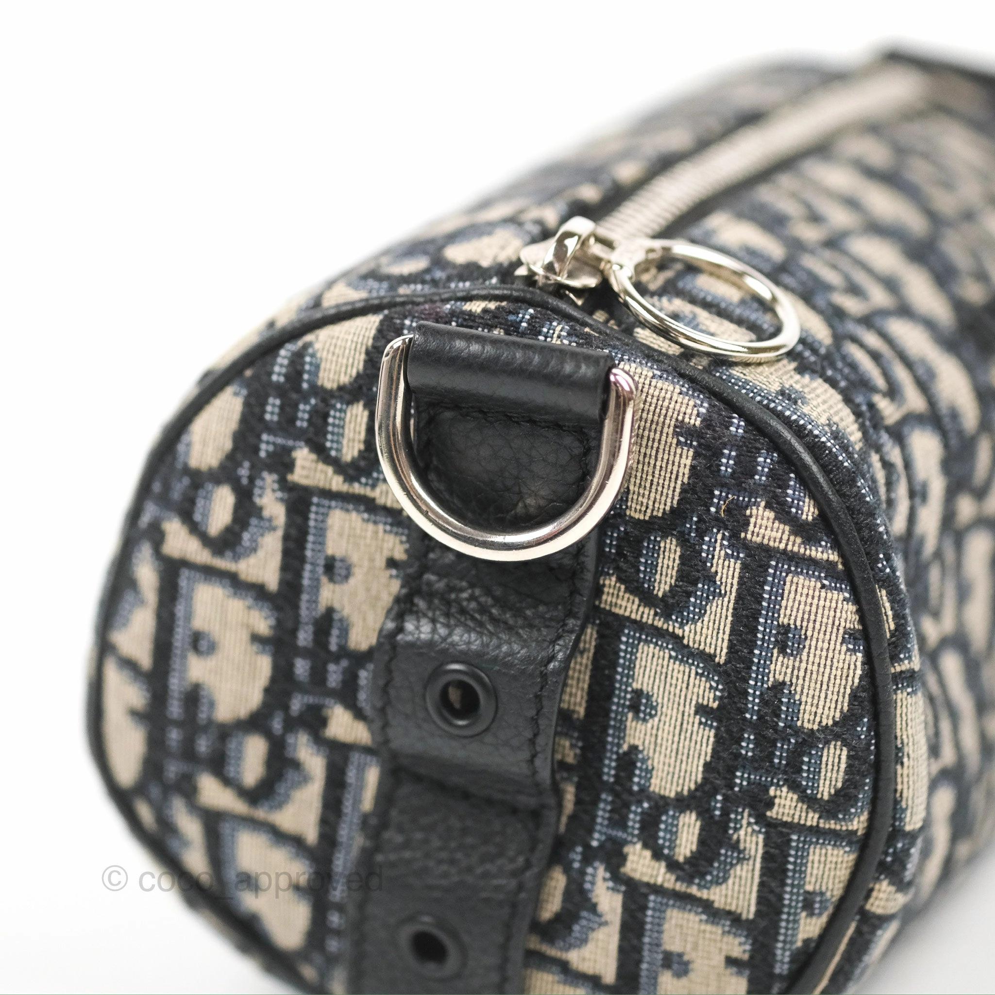 Dior Men's Mini Roller Messenger Bag Oblique Jacquard
