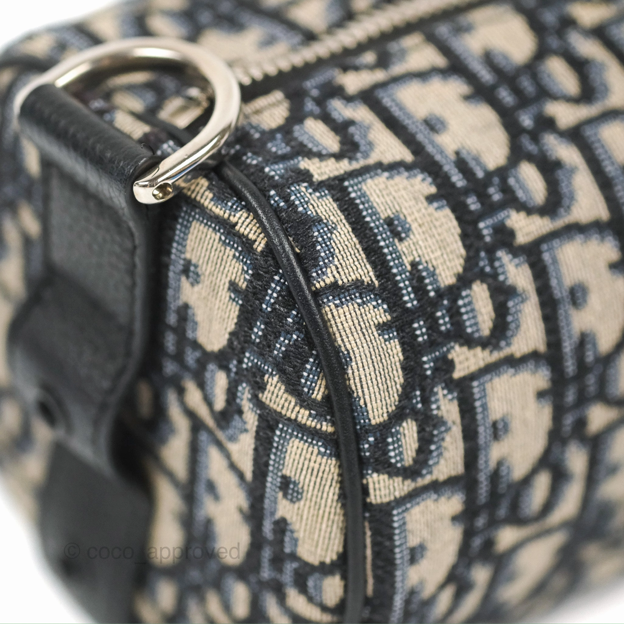 Dior Men's Mini Roller Messenger Bag Oblique Jacquard