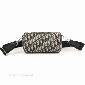 Dior Men's Roller Messenger Bag Oblique Jacquard