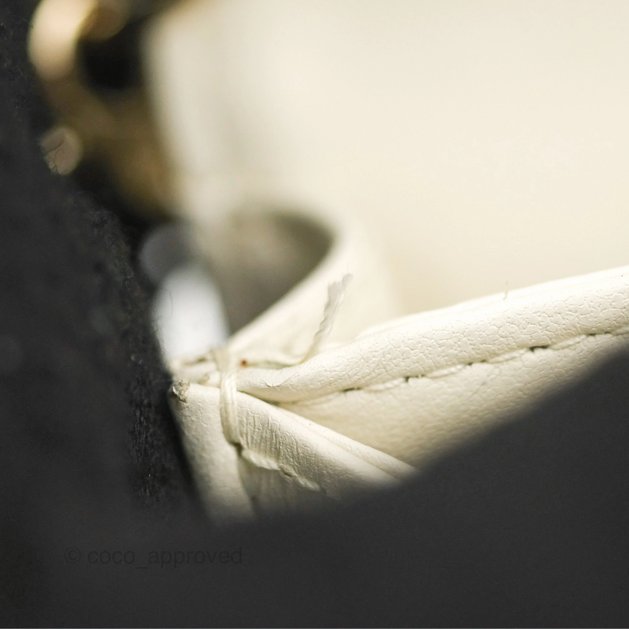 Dior Miss Dior Mini Bag Ivory White Cannage Lambskin