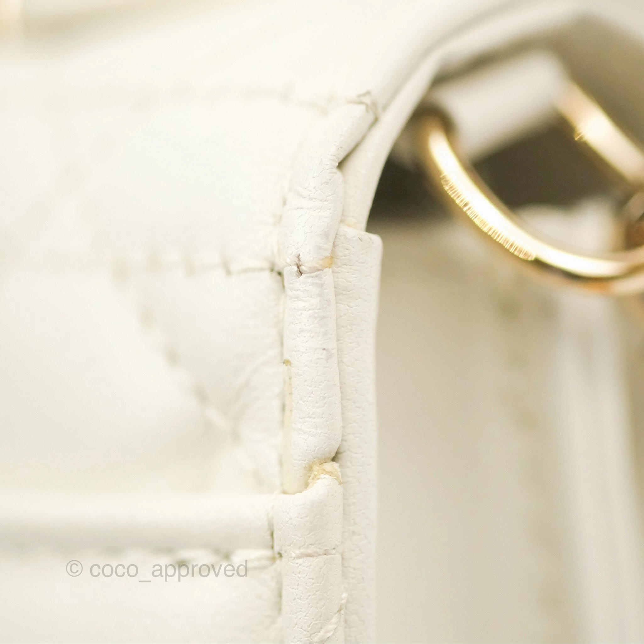 Dior Miss Dior Mini Bag Ivory White Cannage Lambskin