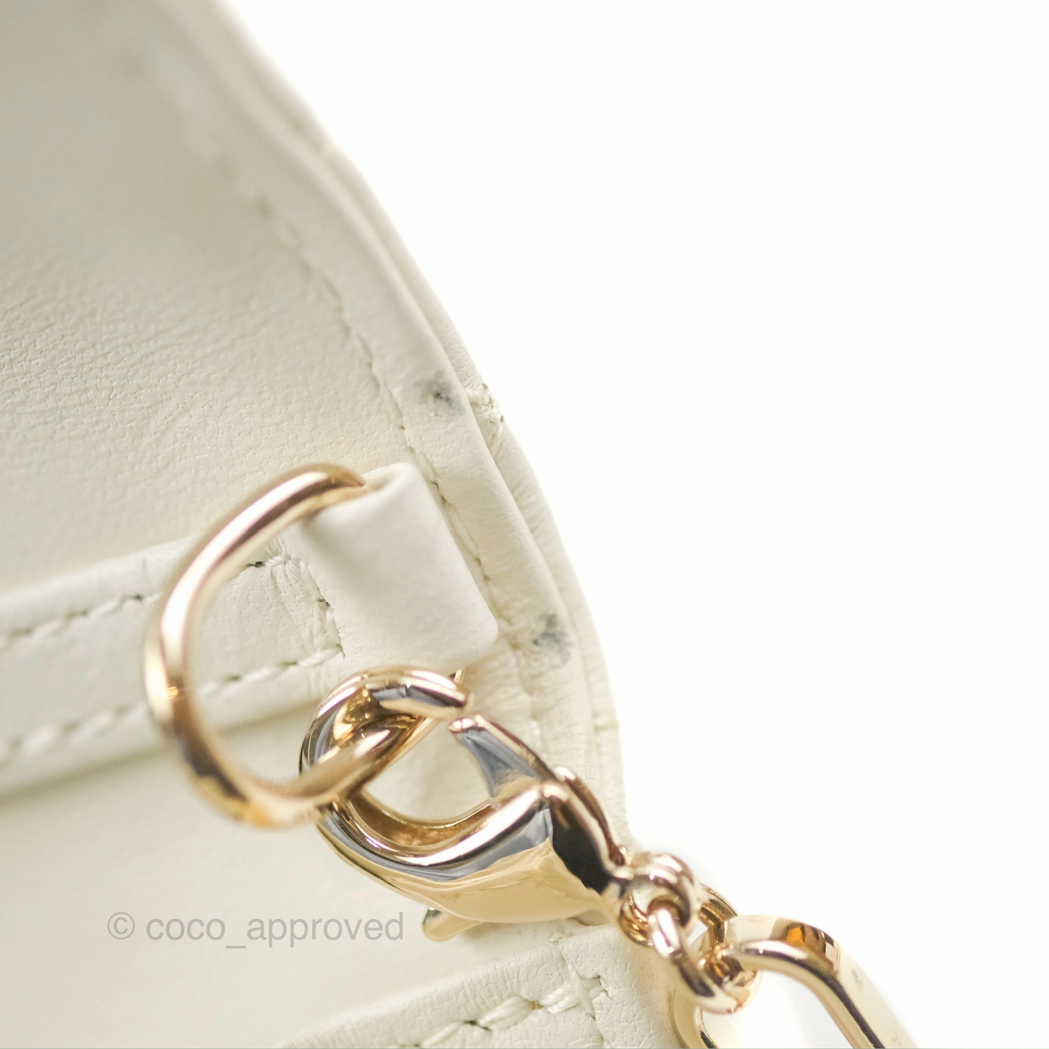 Dior Miss Dior Mini Bag Ivory White Cannage Lambskin