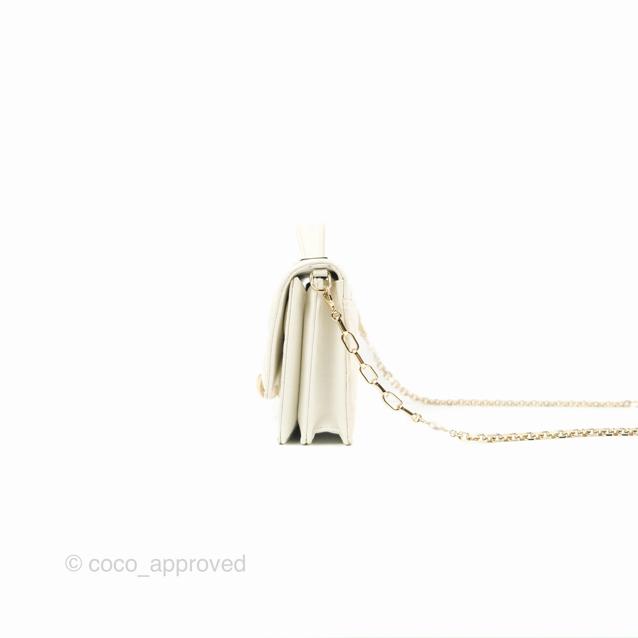 Dior Miss Dior Mini Bag Ivory White Cannage Lambskin