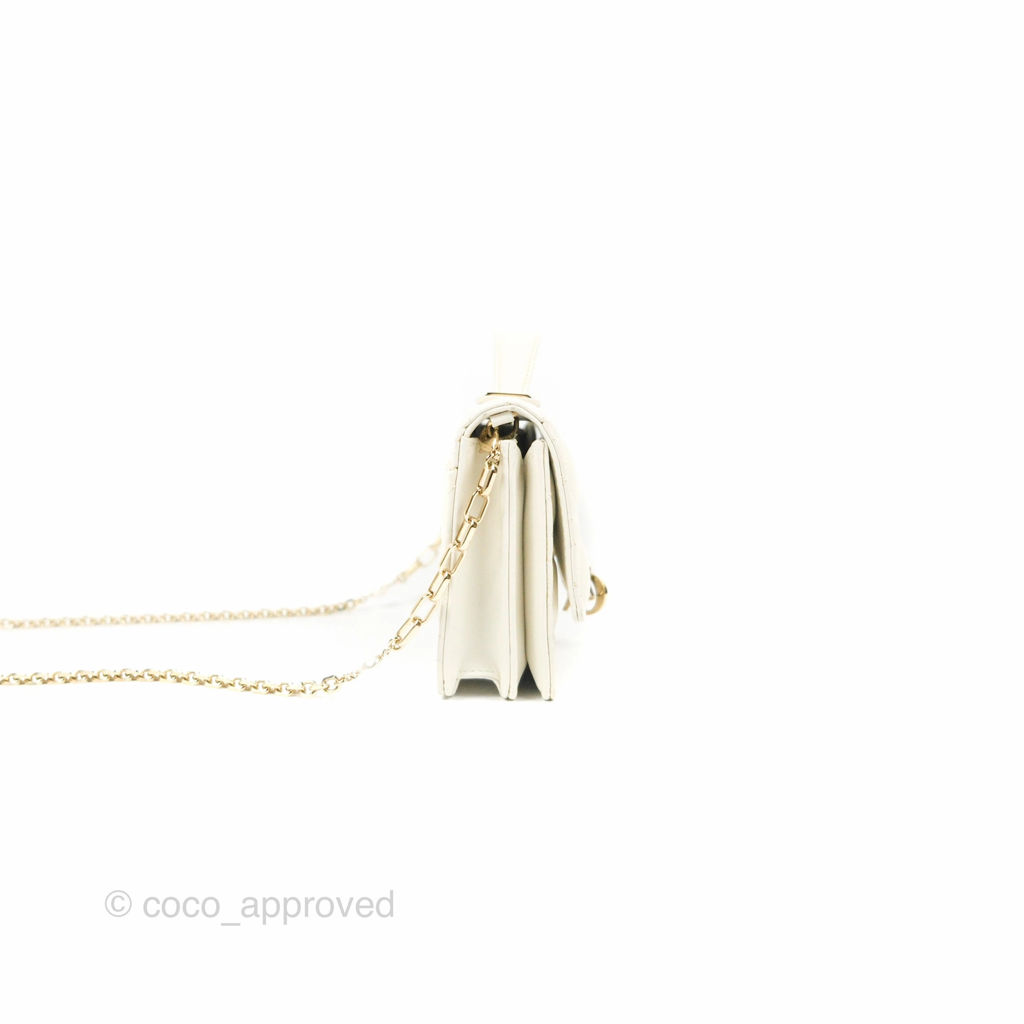 Dior Miss Dior Mini Bag Ivory White Cannage Lambskin