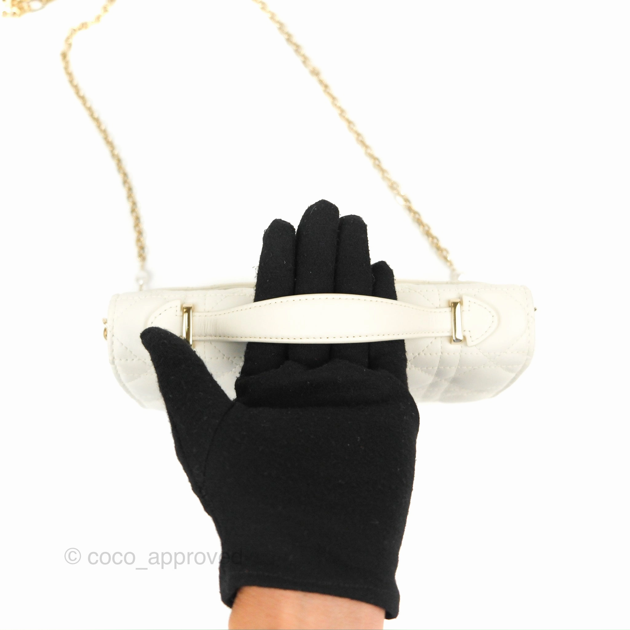 Dior Miss Dior Mini Bag Ivory White Cannage Lambskin