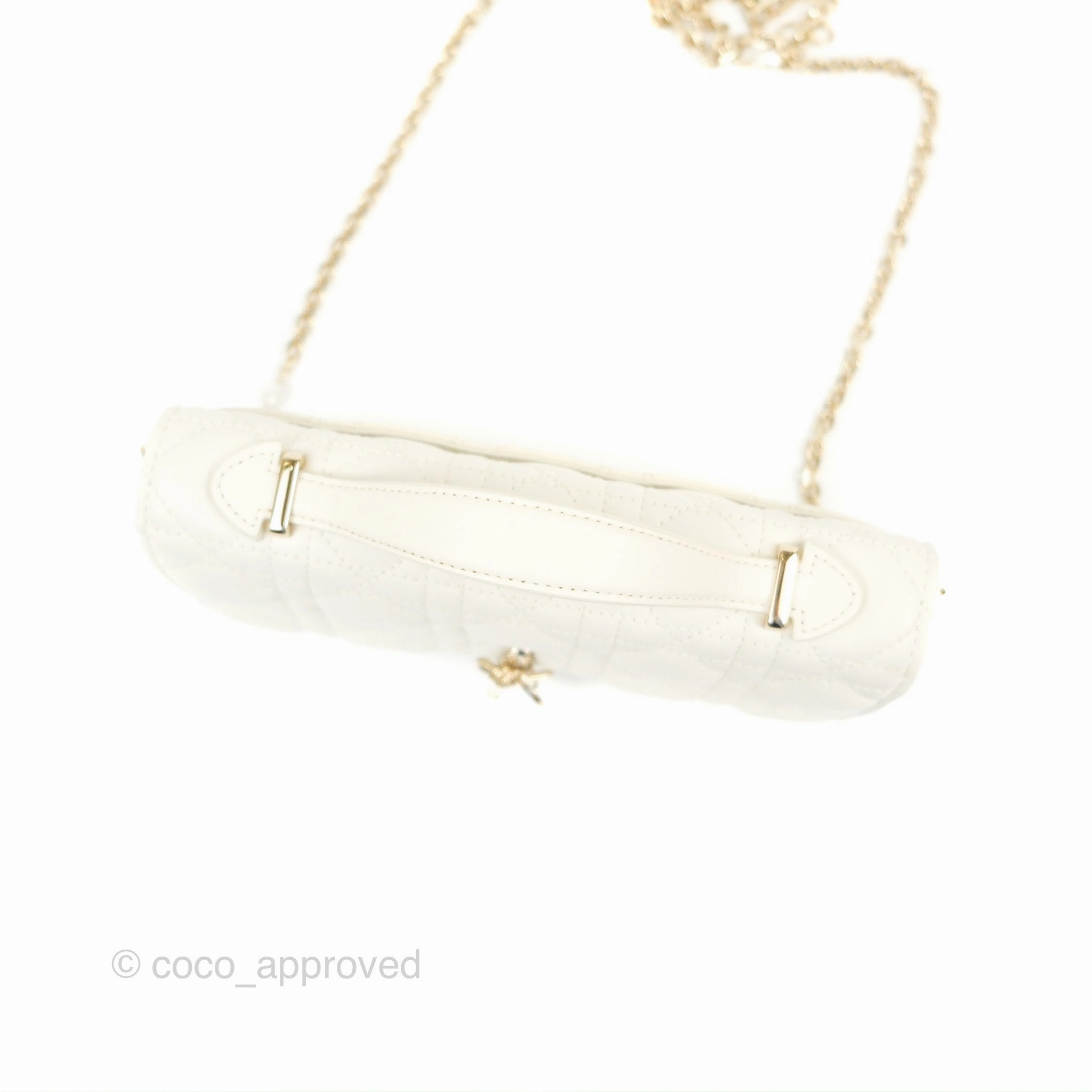 Dior Miss Dior Mini Bag Ivory White Cannage Lambskin