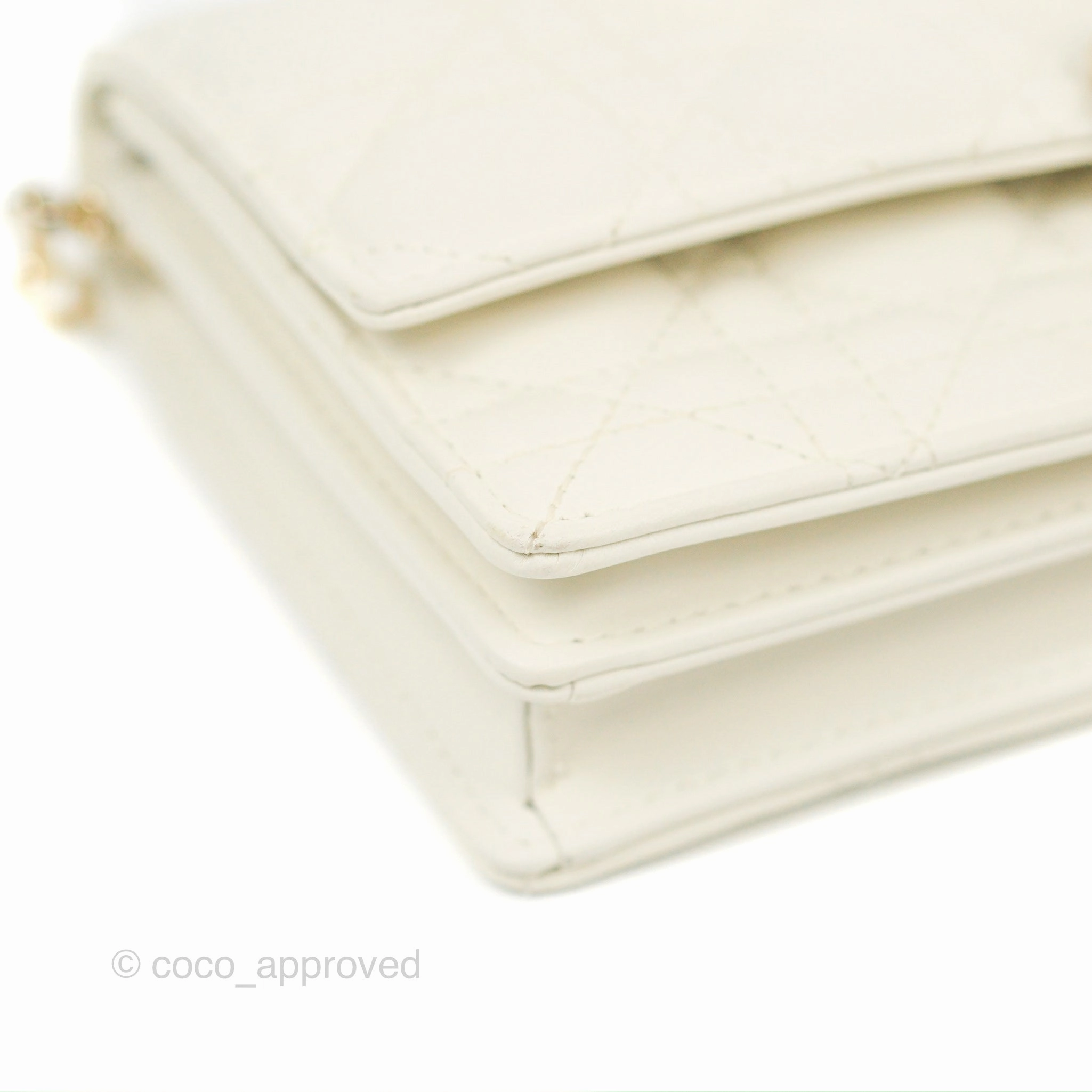 Dior Miss Dior Mini Bag Ivory White Cannage Lambskin
