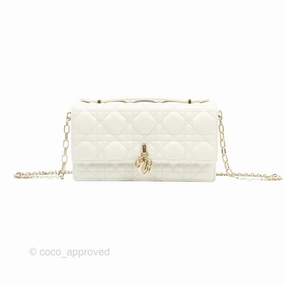 Dior Miss Dior Mini Bag White Cannage Lambskin