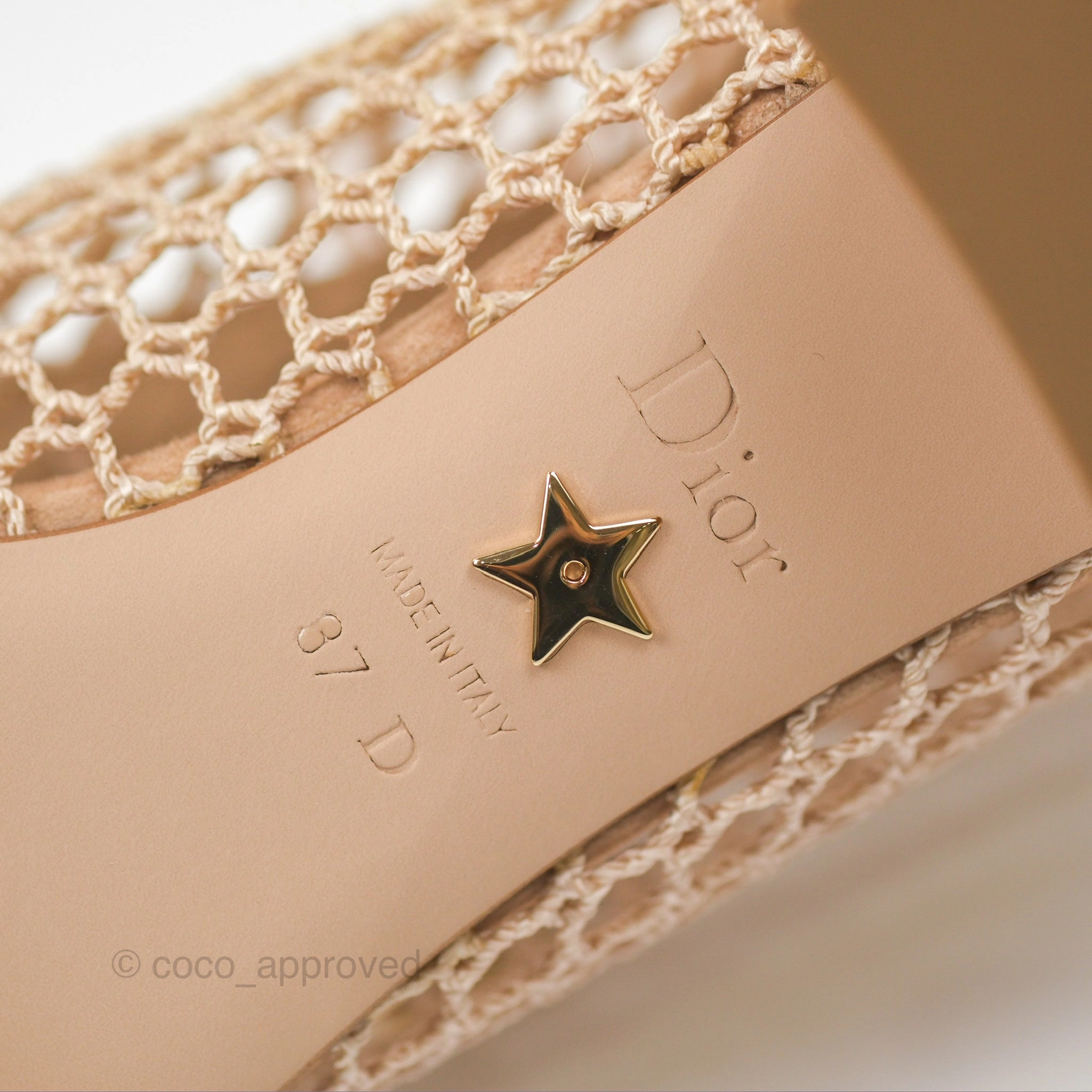 Dior Naughtily-D Ankle Boots Nude Suede Size 37