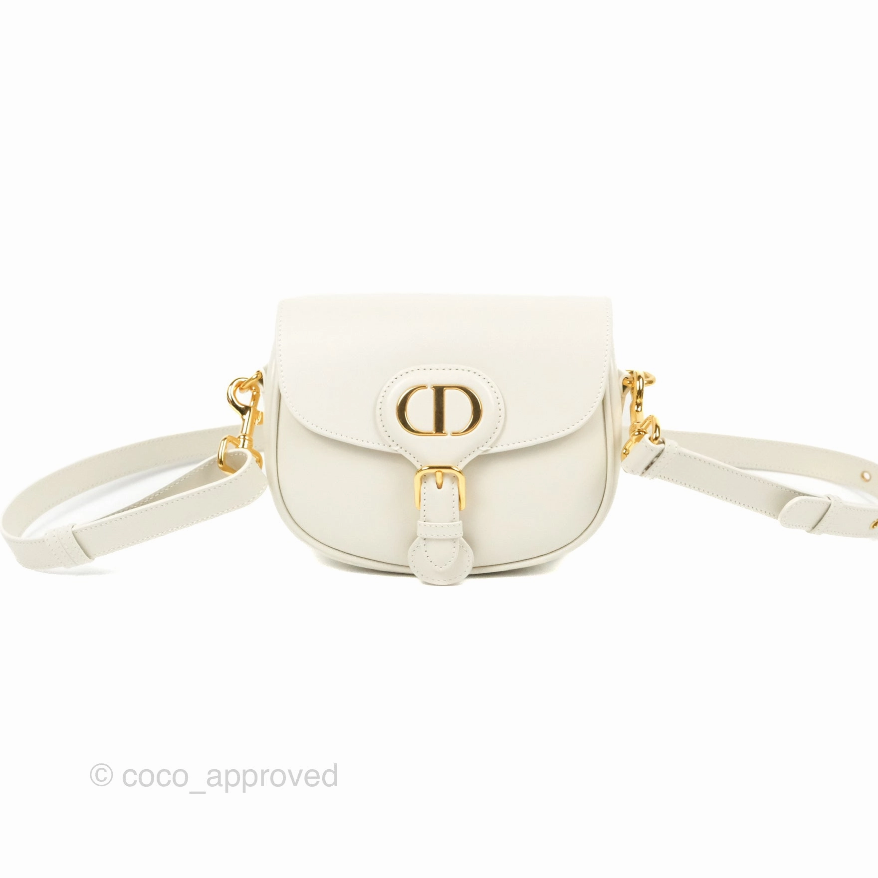 Dior Small Bobby Bag White Box Calfskin