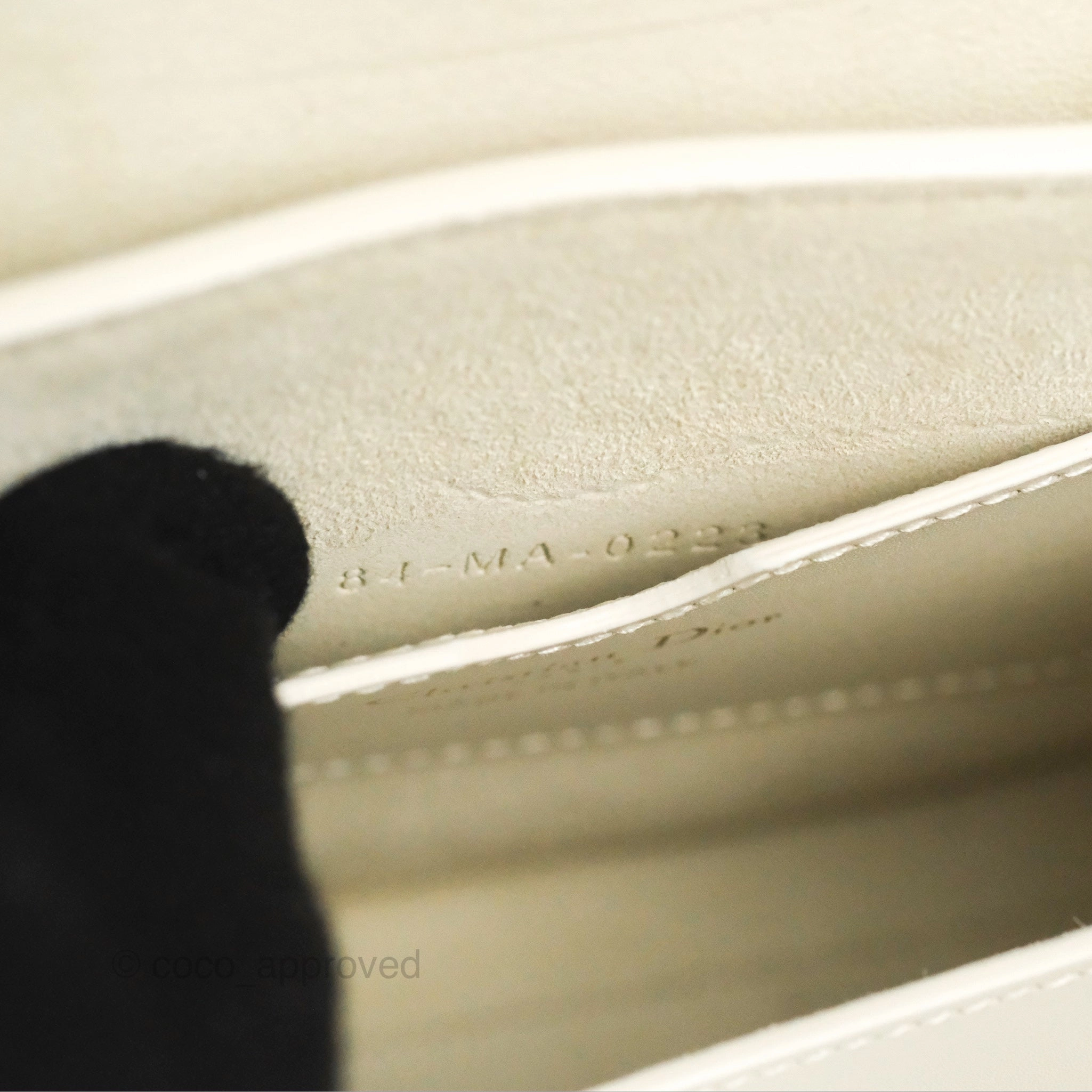 Dior Small Bobby Bag White Box Calfskin