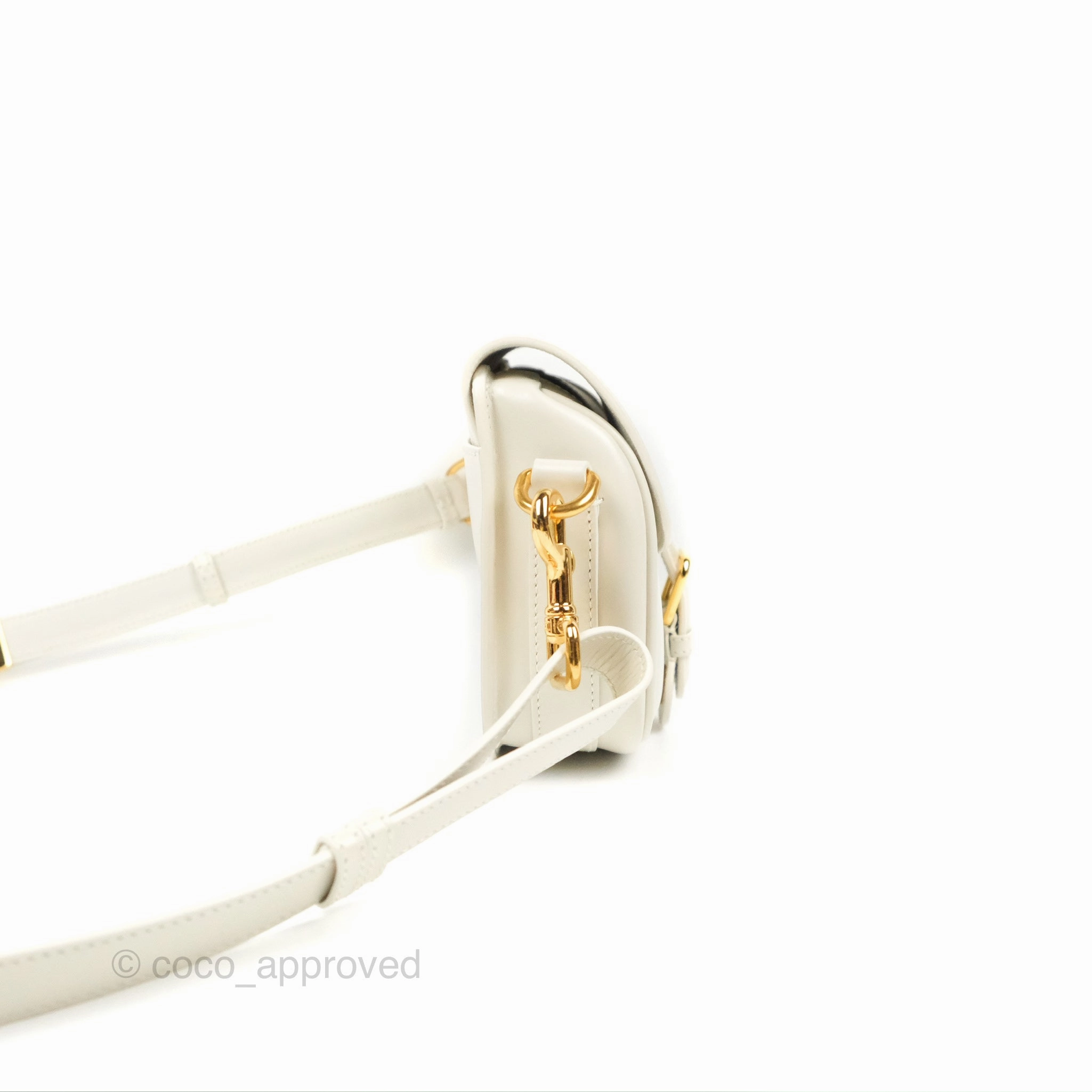 Dior Small Bobby Bag White Box Calfskin