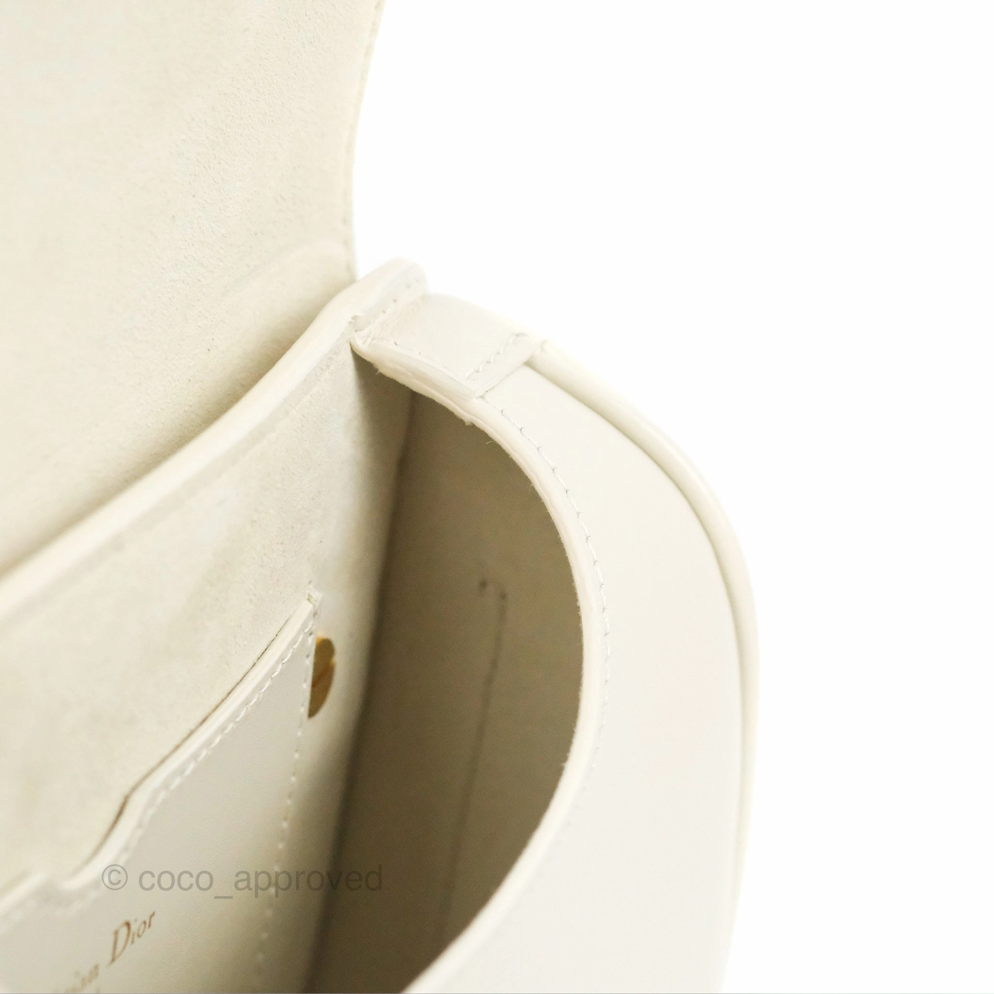 Dior Small Bobby Bag White Box Calfskin