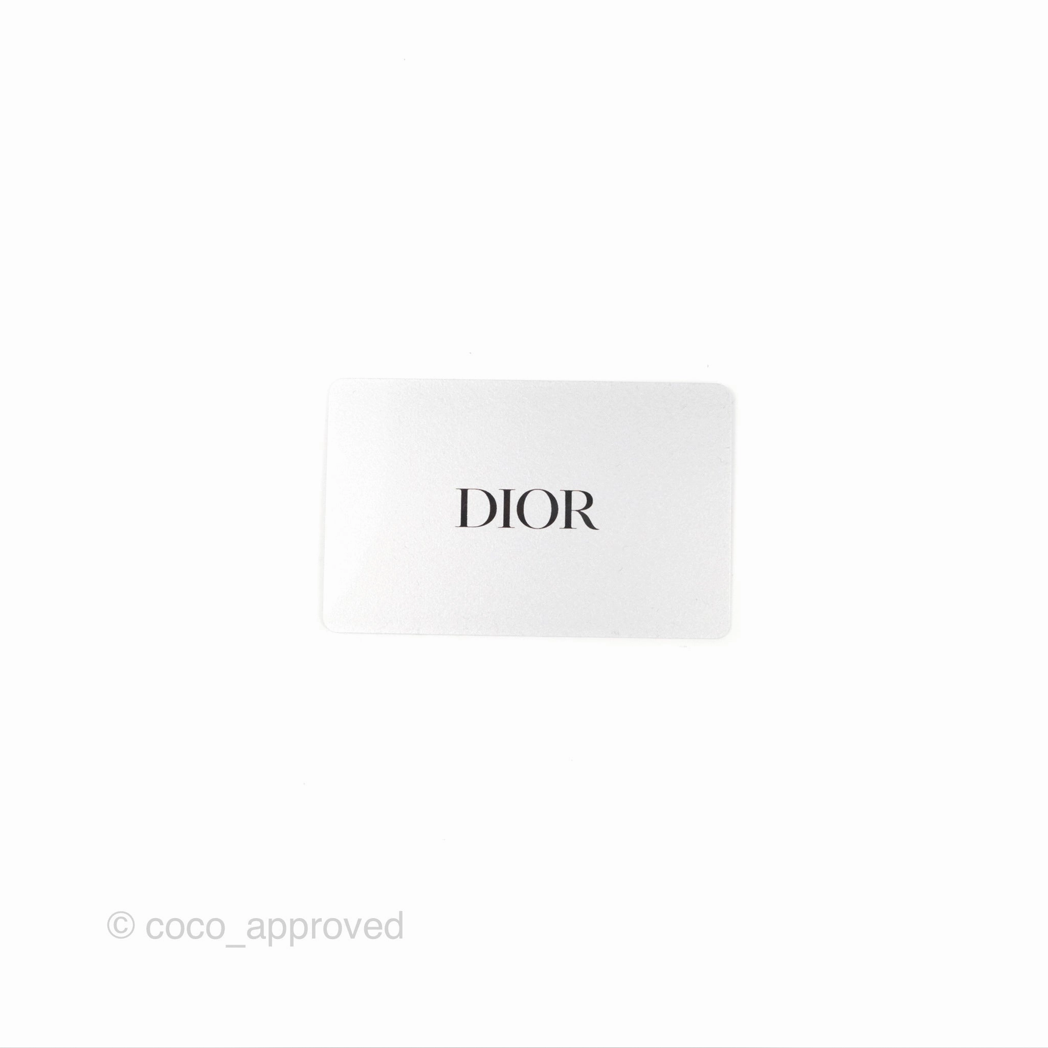 Dior Small Caro Bag Black & White Macro Houndstooth Fabric