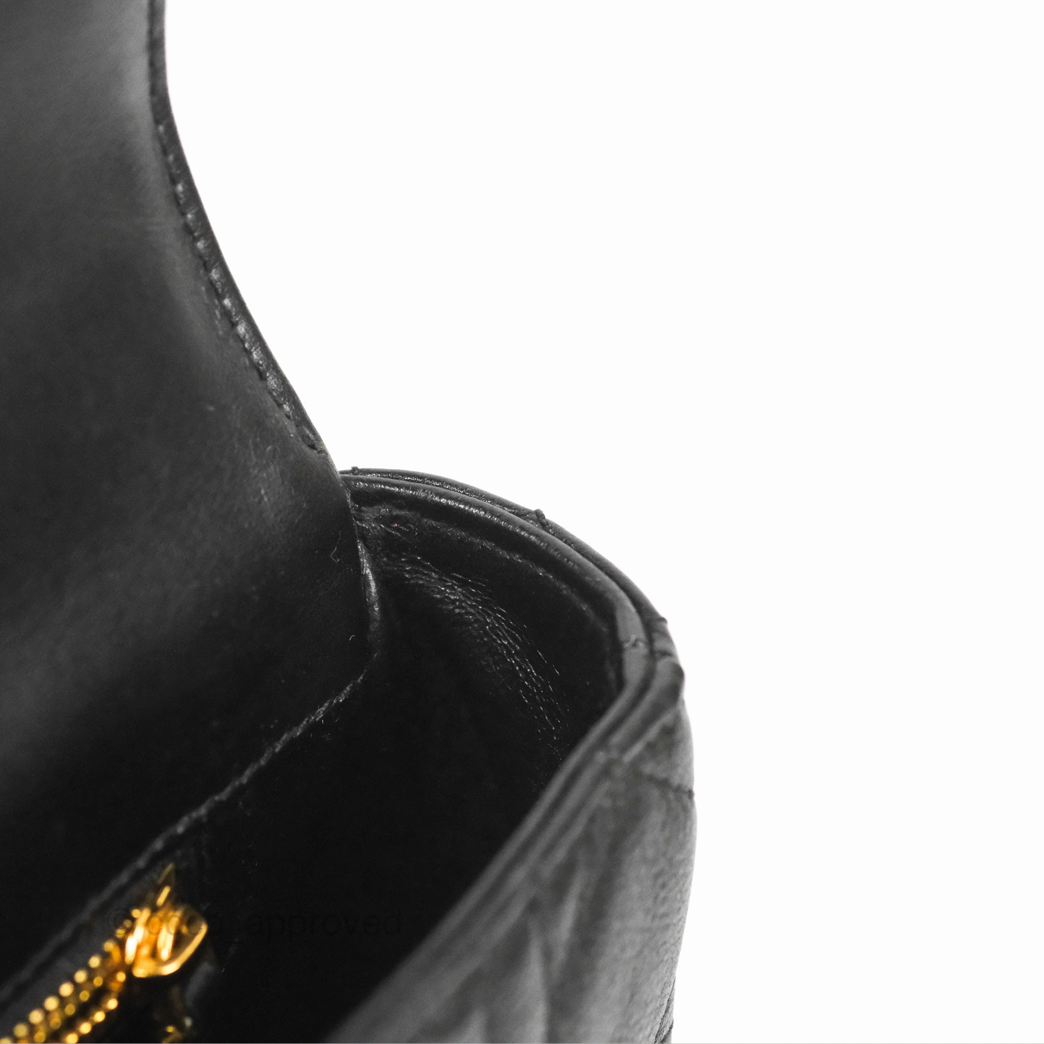 Dior Small Caro Bag Black Supple Cannage Calfskin
