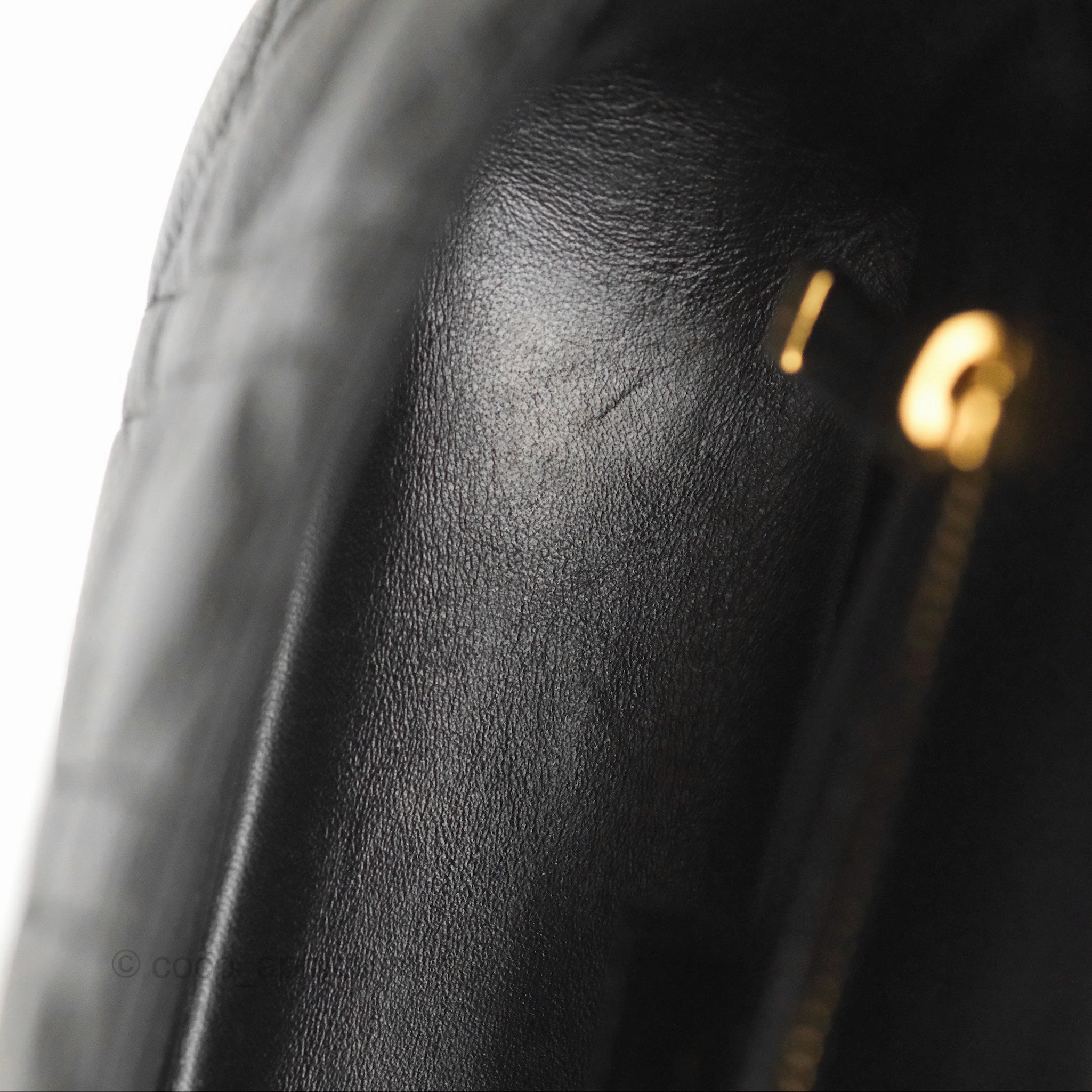 Dior Small Caro Bag Black Supple Cannage Calfskin
