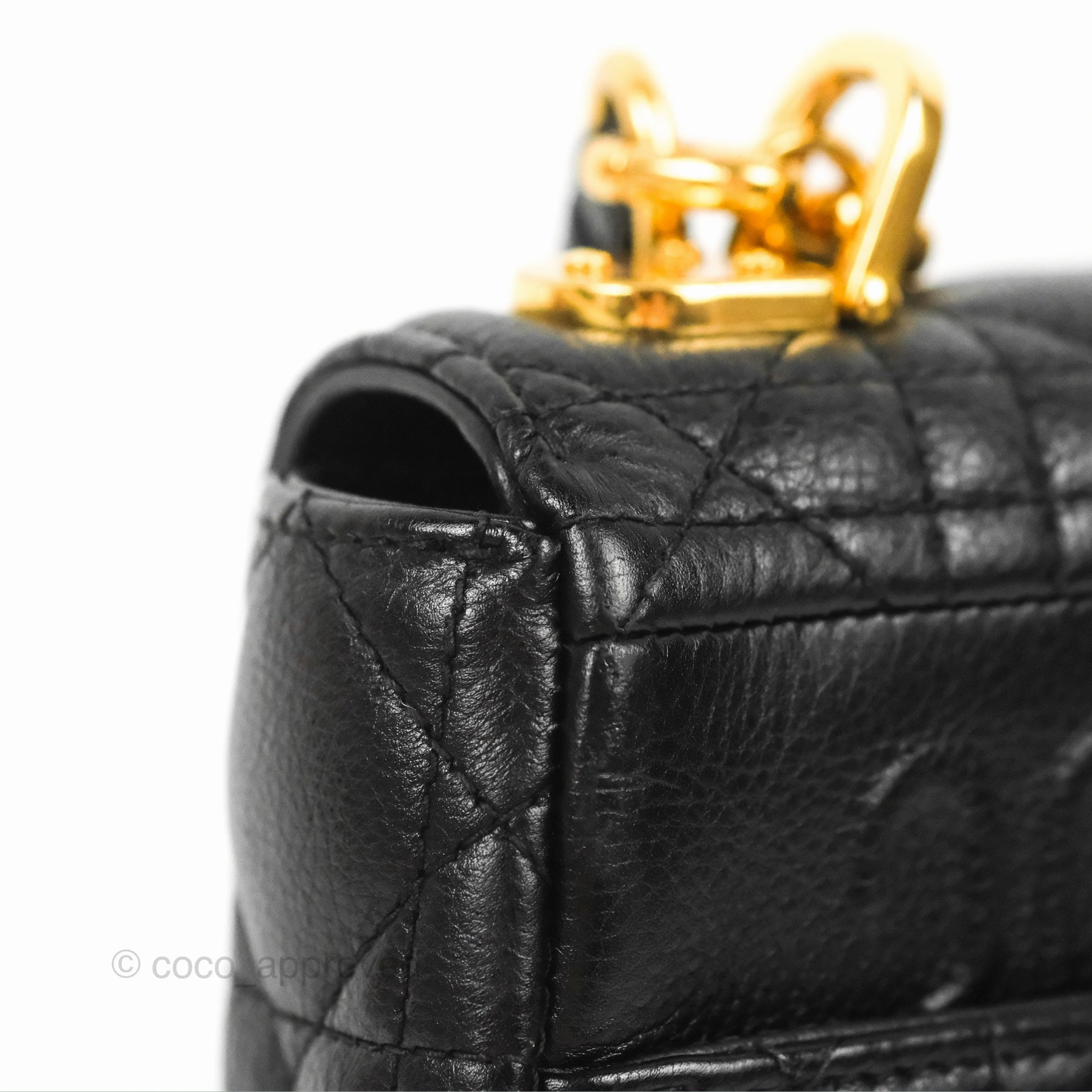 Dior Small Caro Bag Black Supple Cannage Calfskin