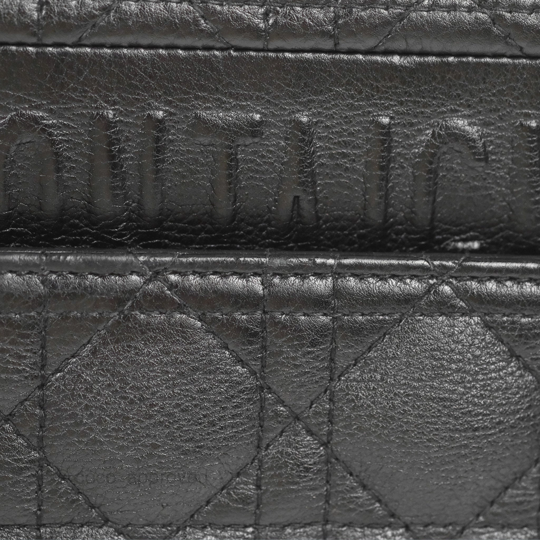 Dior Small Caro Bag Black Supple Cannage Calfskin