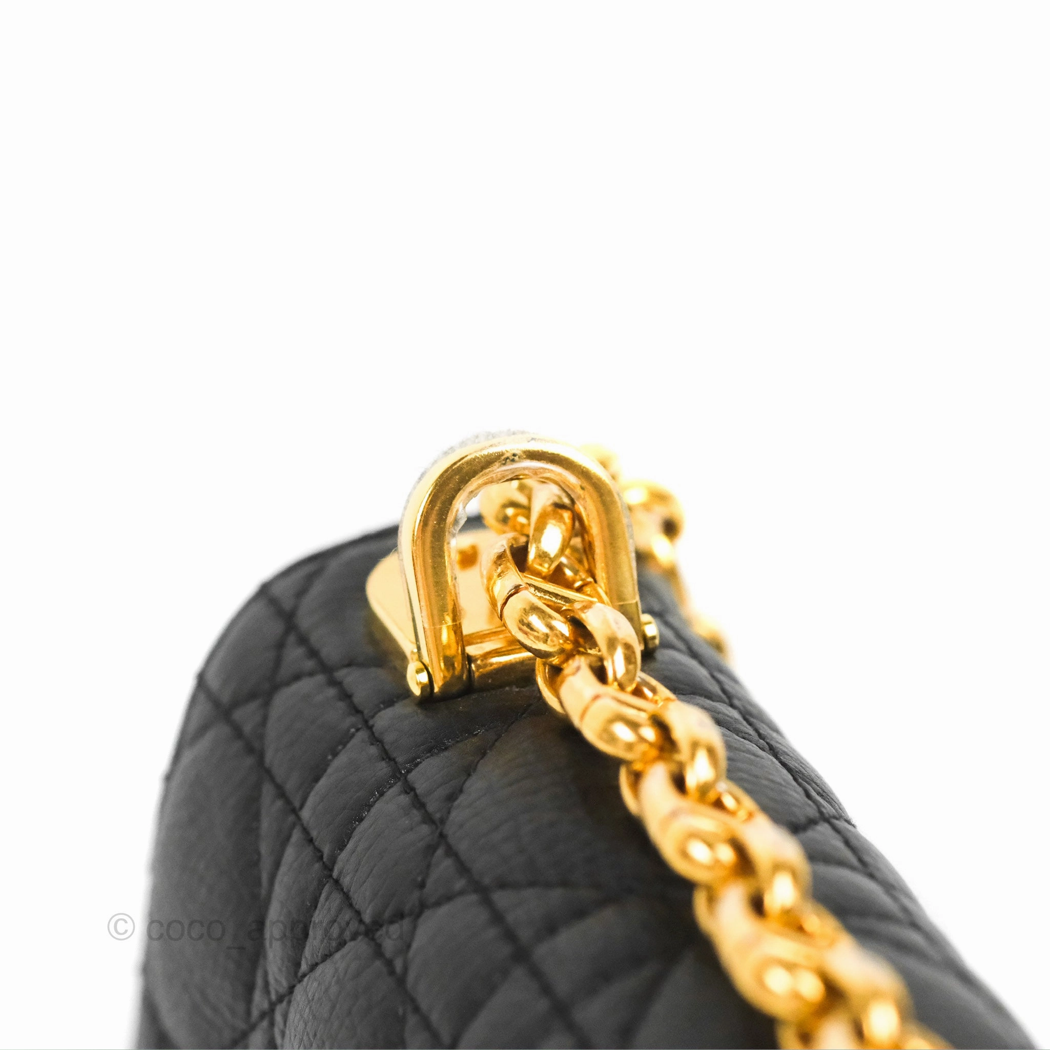 Dior Small Caro Bag Black Supple Cannage Calfskin