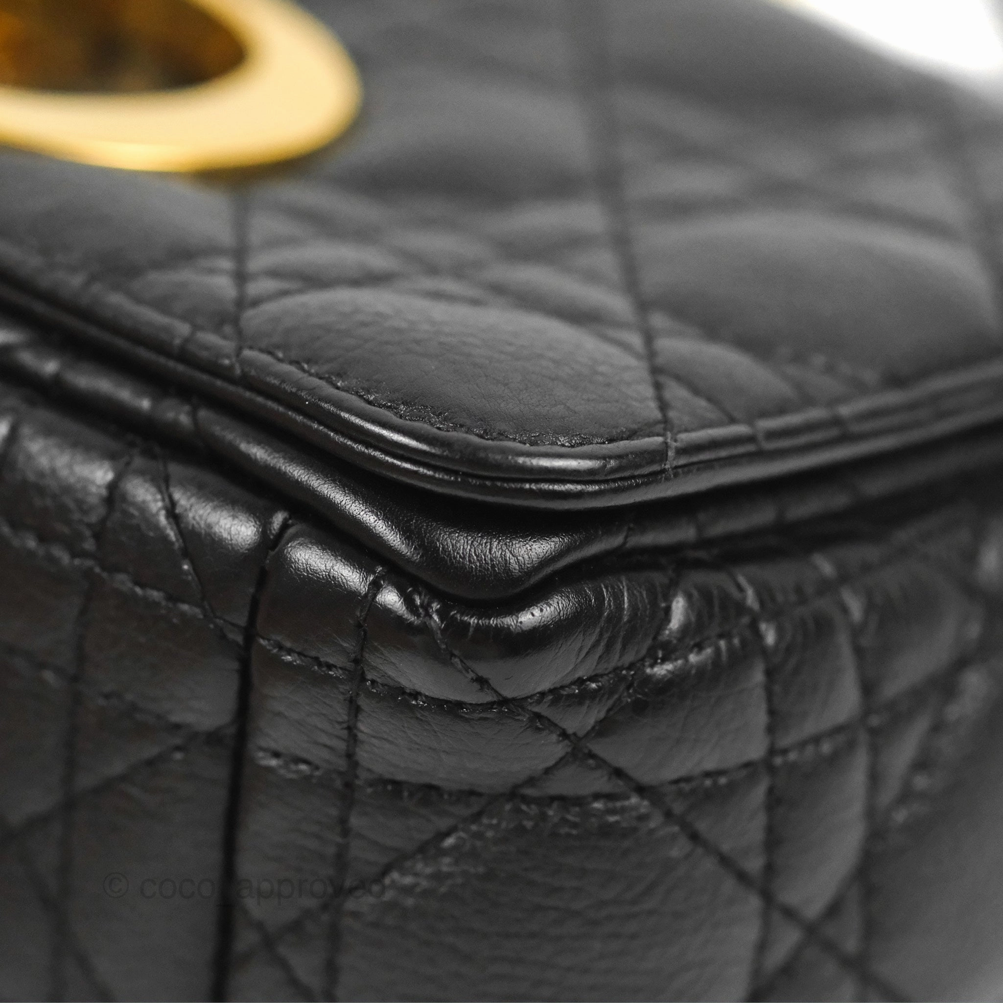Dior Small Caro Bag Black Supple Cannage Calfskin