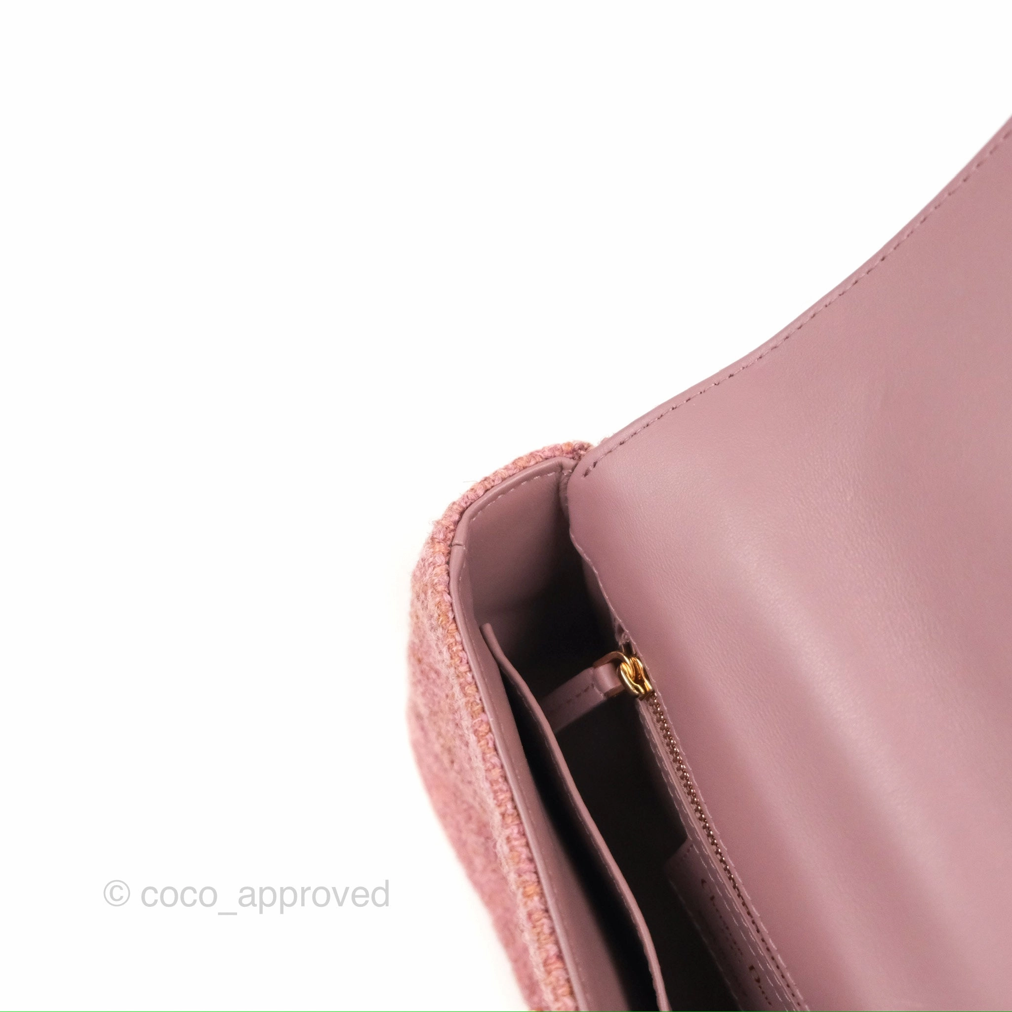 Dior Small Caro Bag Dark Pink Violine Canvas Rose Gold